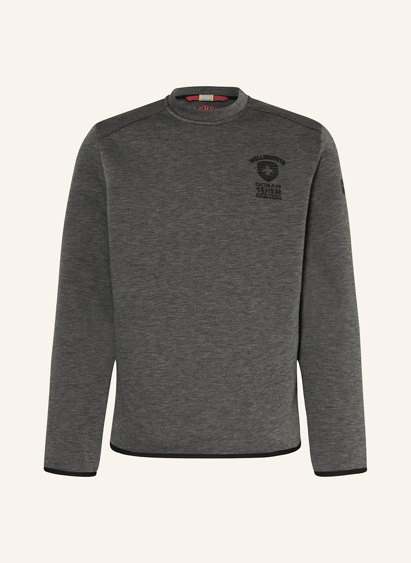 WELLENSTEYN DYNACROSS sweatshirt: GRAY / BLACK