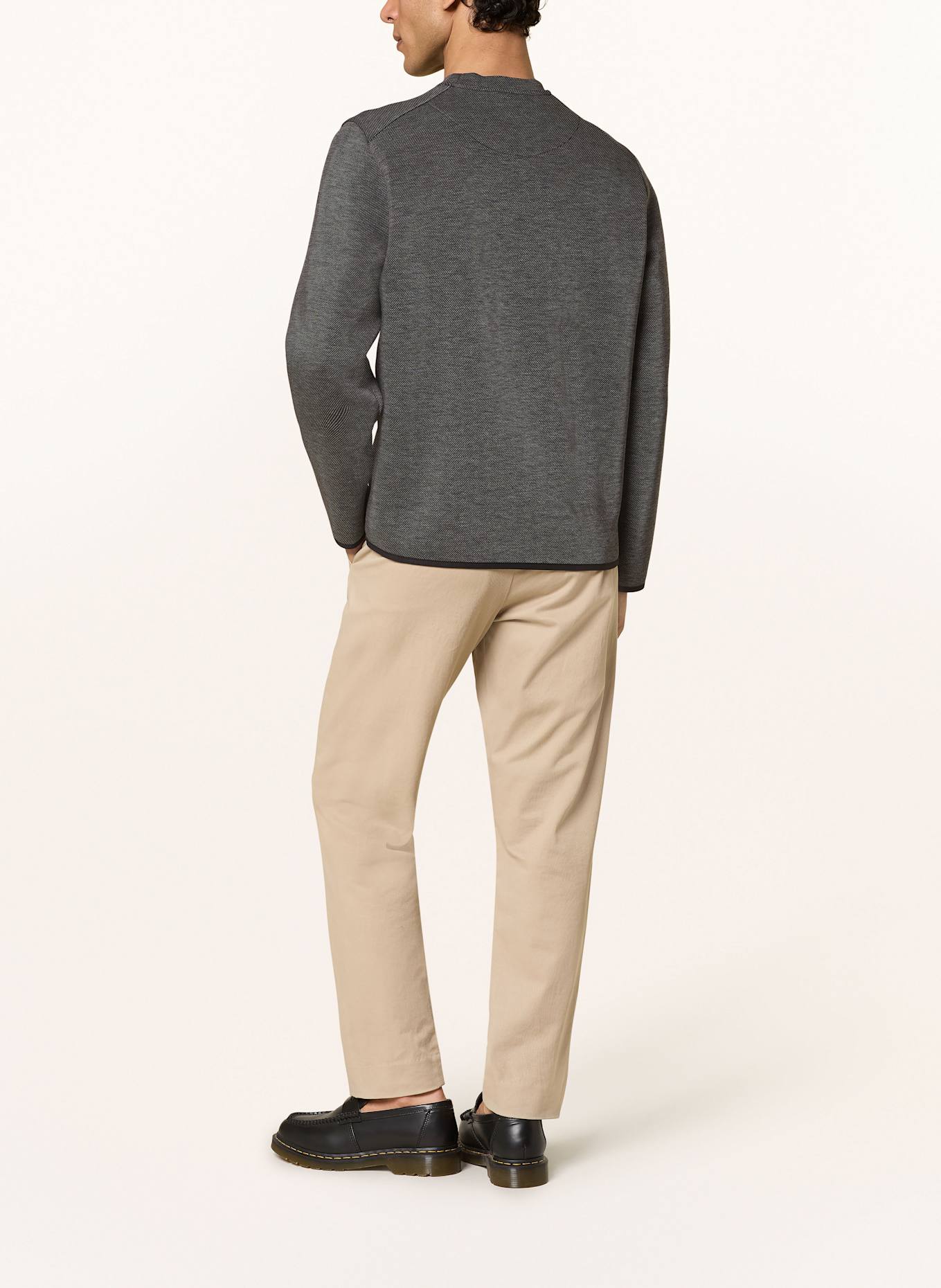 WELLENSTEYN DYNACROSS sweatshirt: GRAY / BLACK