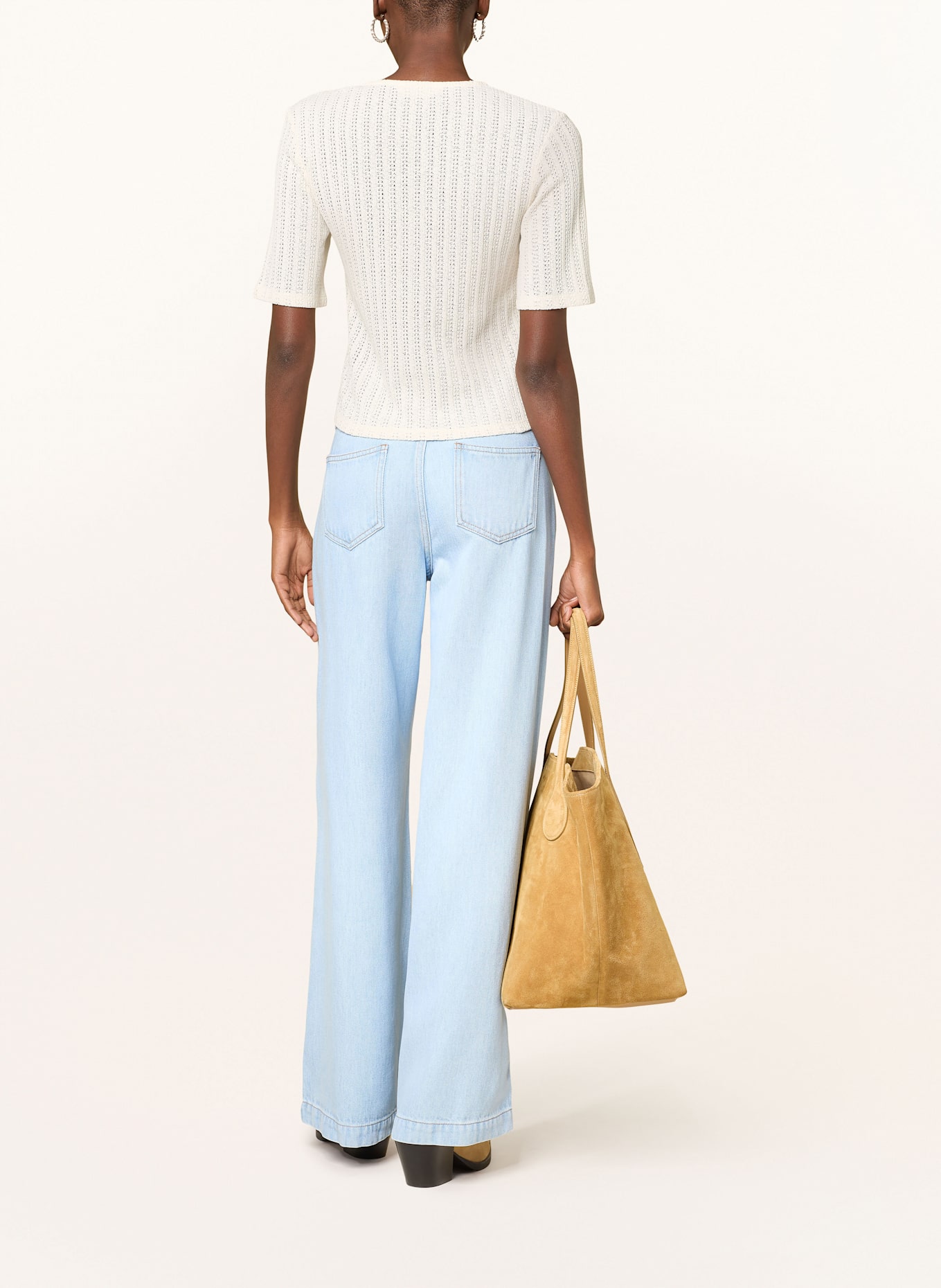 MSCH COPENHAGEN Strickshirt MSCHKENJA: CREME