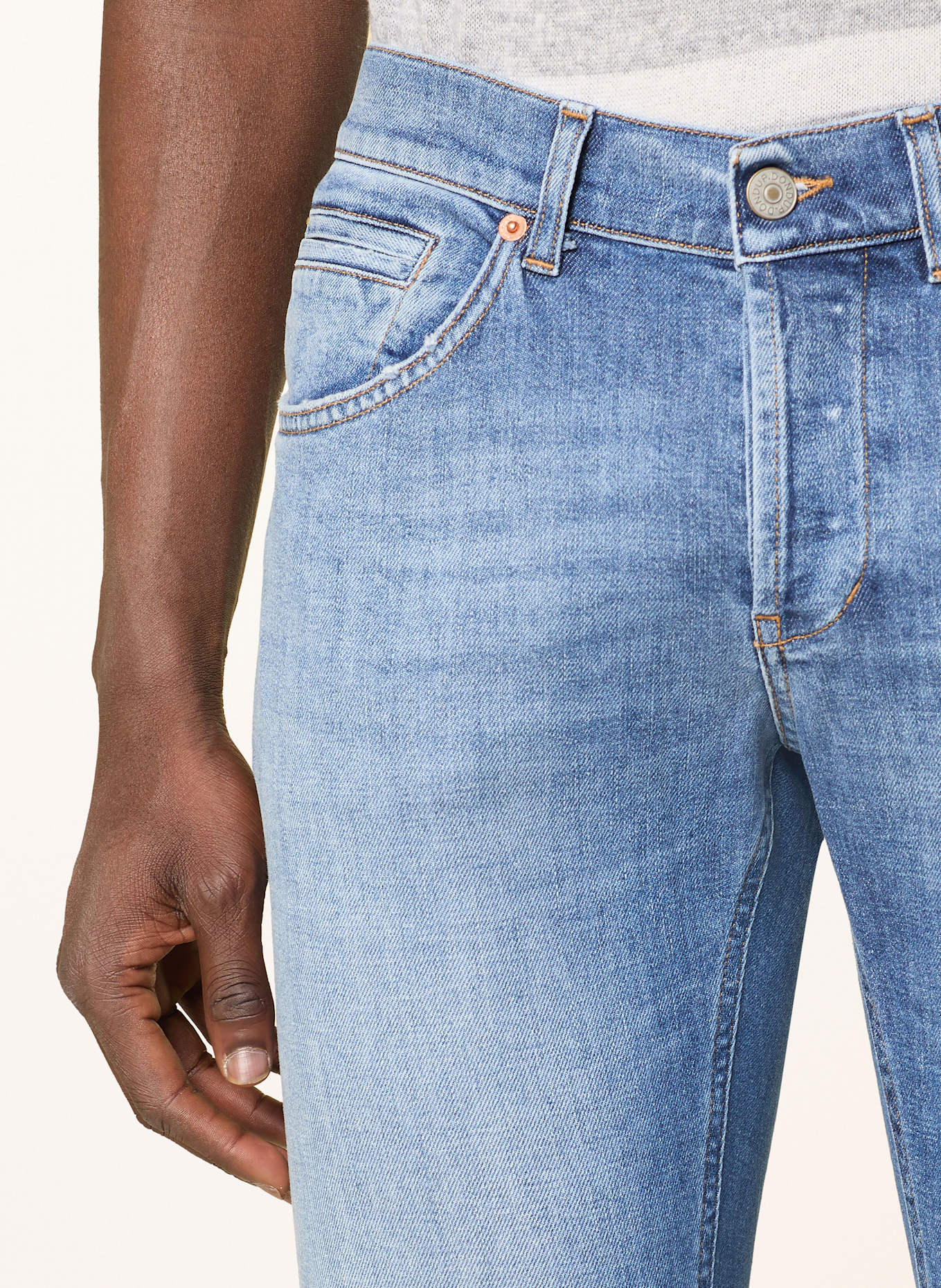 Dondup Jeans GEORGE skinny fit: 800 MID BLUE