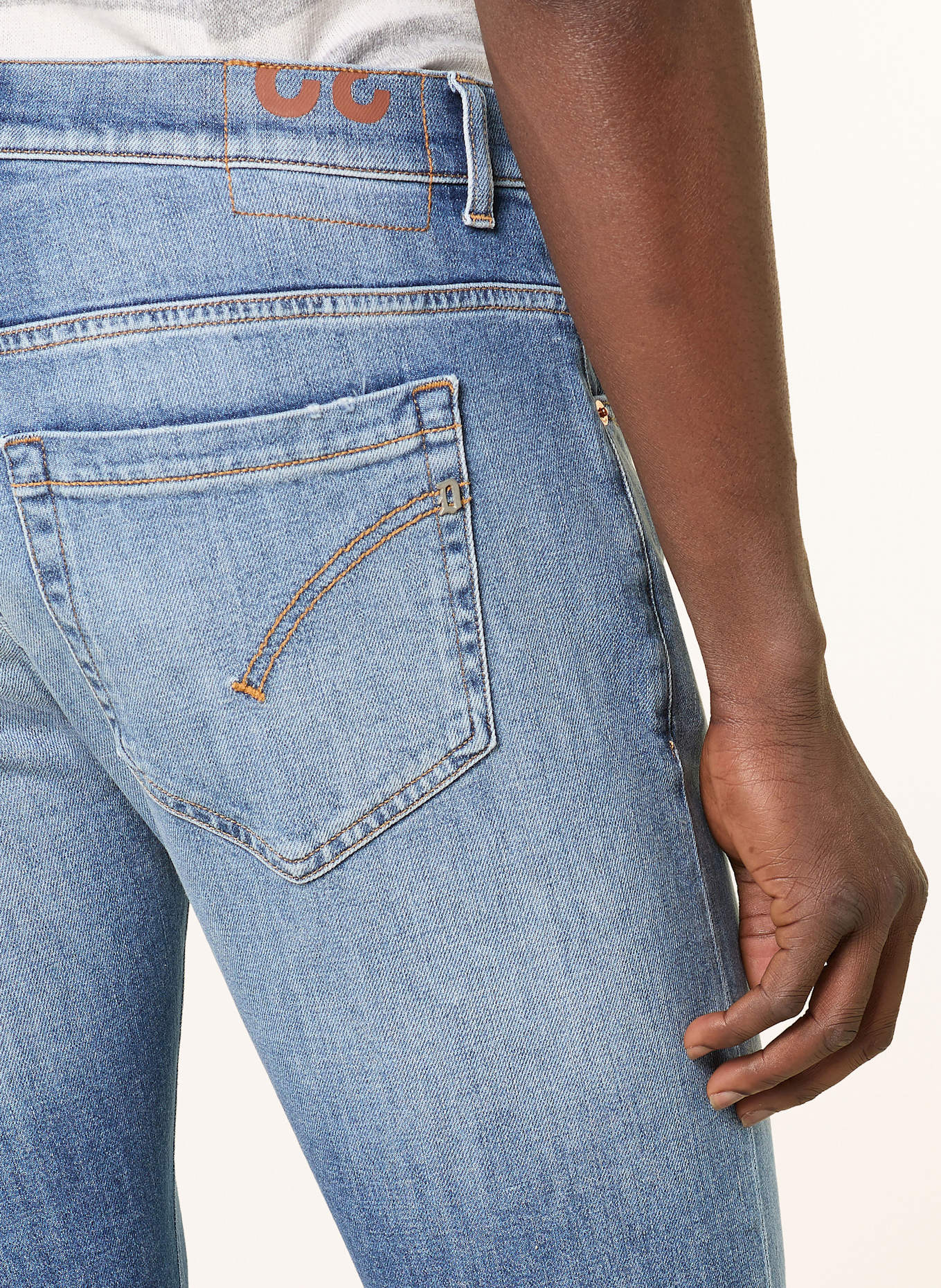 Dondup Jeans GEORGE skinny fit: 800 MID BLUE