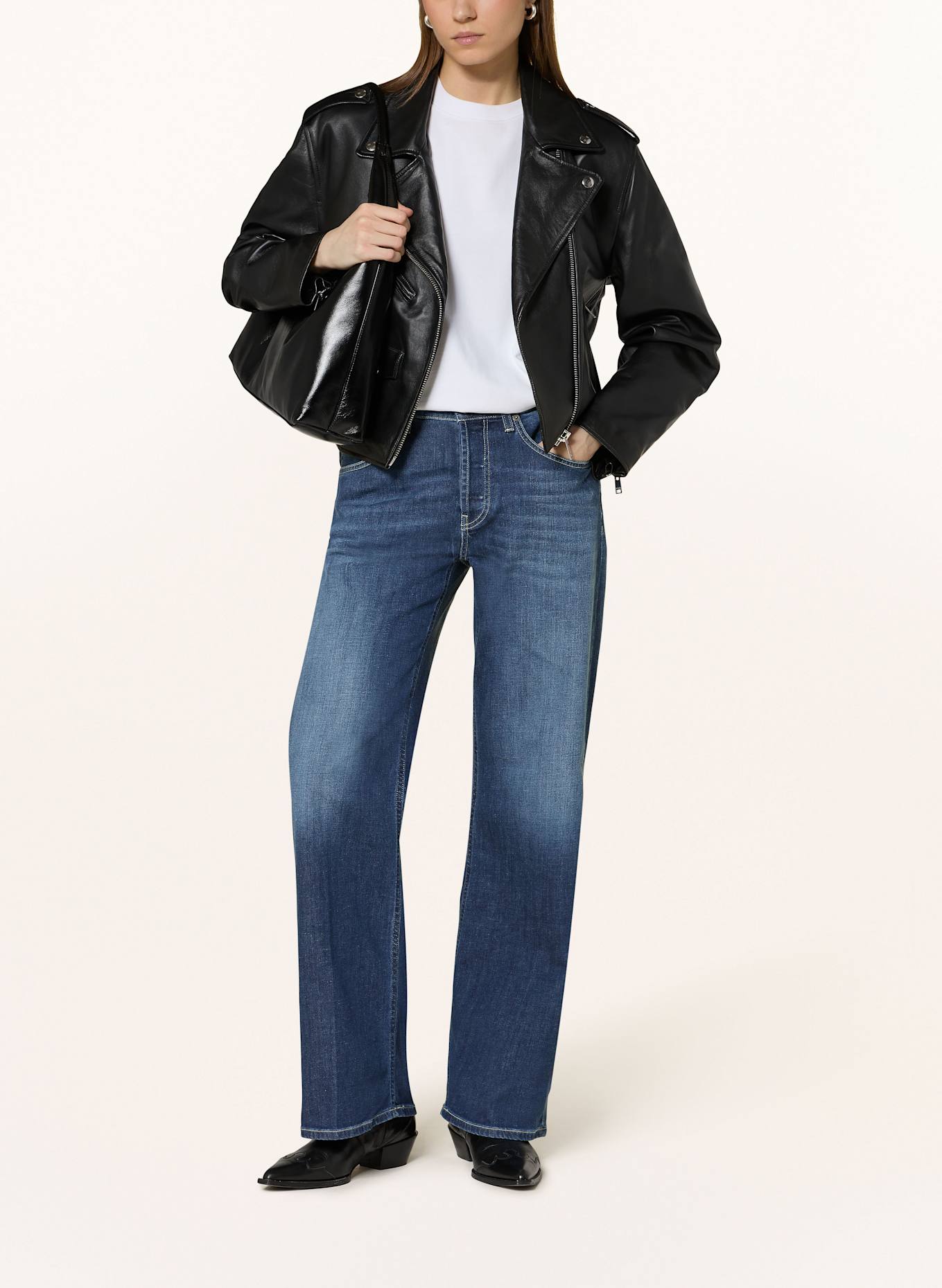 Dondup Wide leg jeans JACKLYN: 800 blue dublau