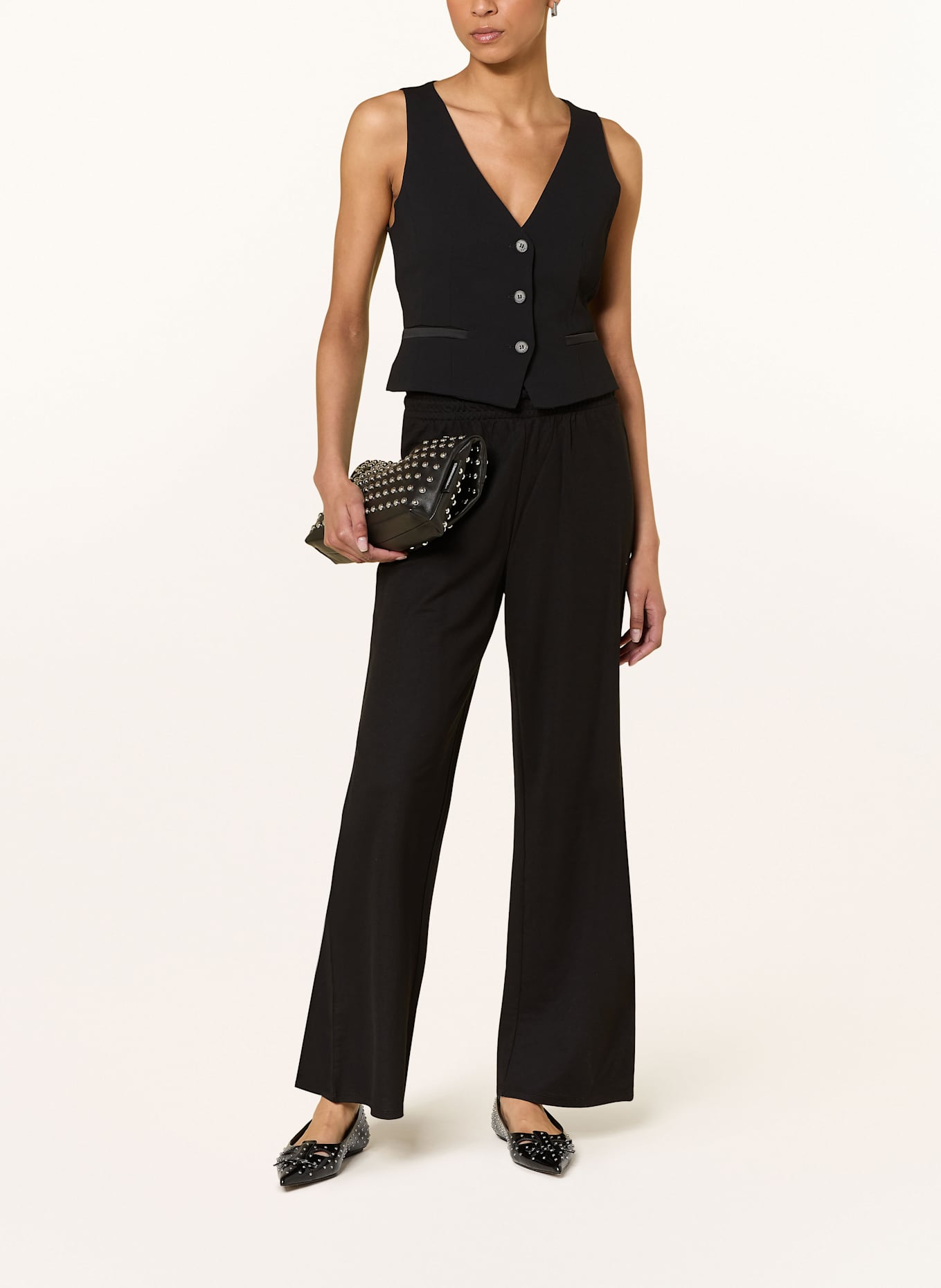 ONLY pantalon marinière: NOIR