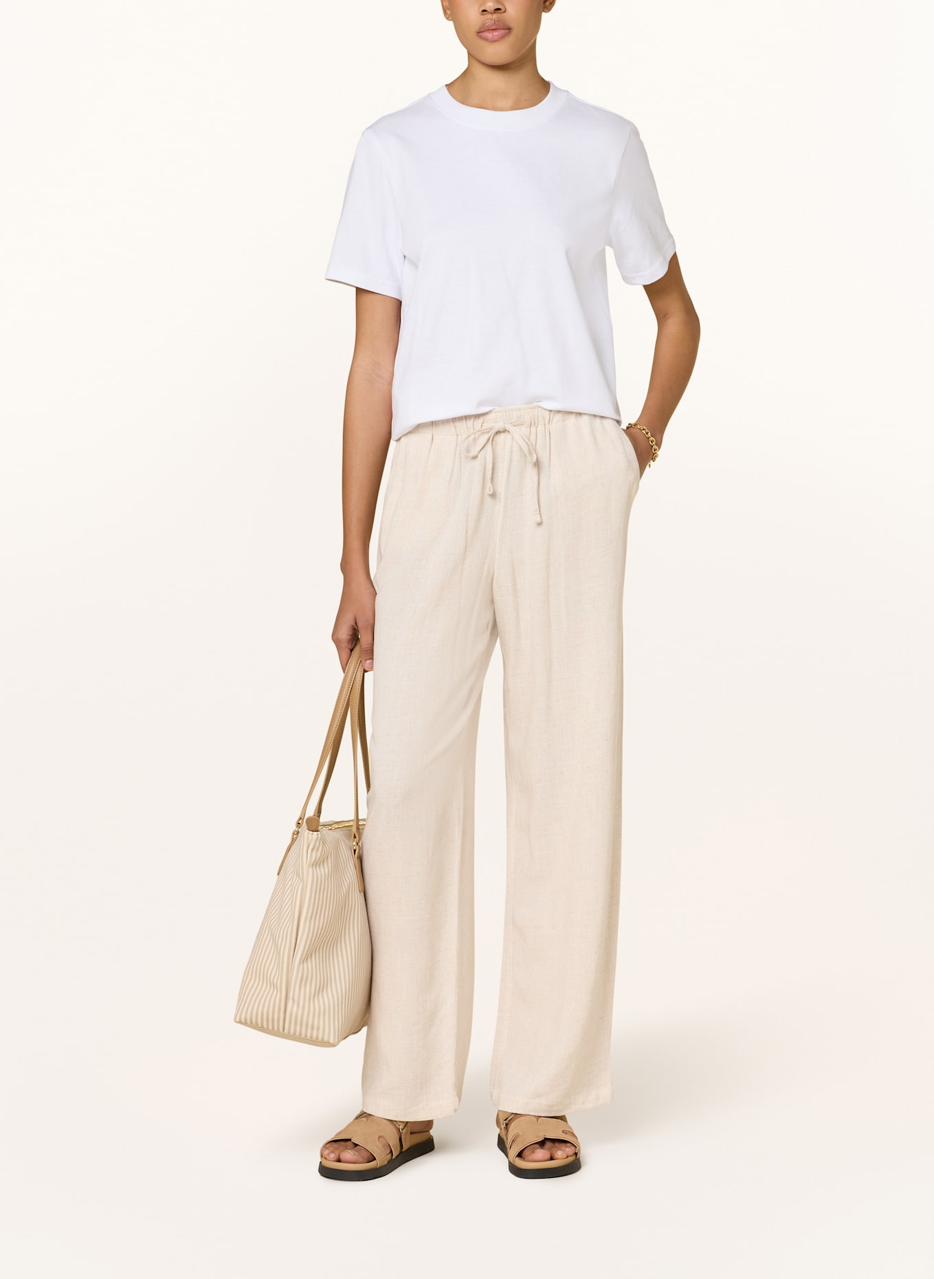 ONLY Marlenehose: CREME