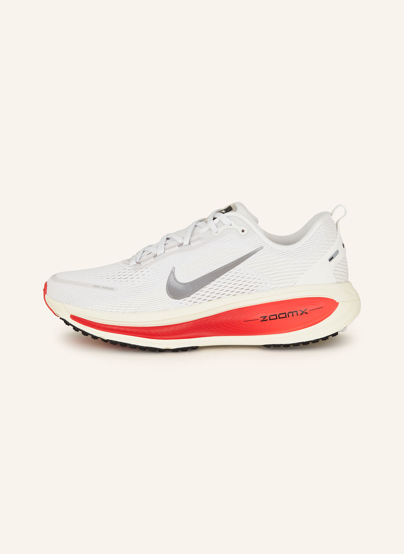 Nike Laufschuhe VOMERO 18: HELLGRAU/ ROT