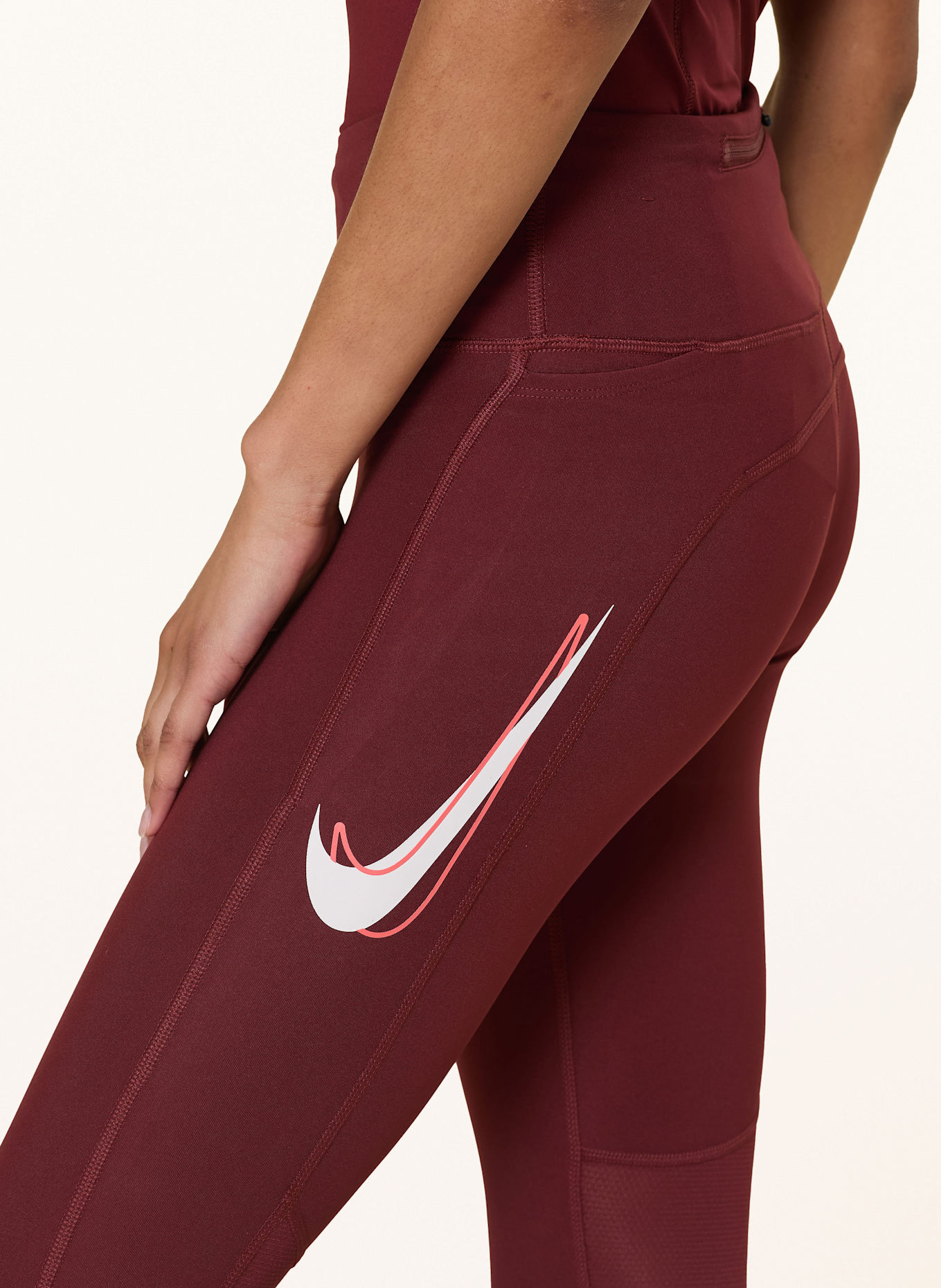 Nike Lauftights: DUNKELROT