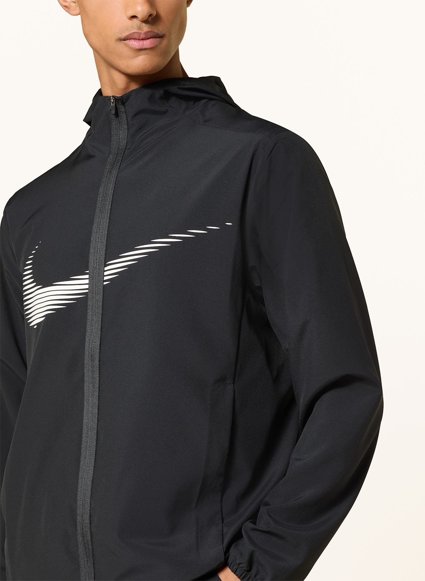 Nike Trainingsjacke DRI-FIT FORM HD SWOOSH: SCHWARZ