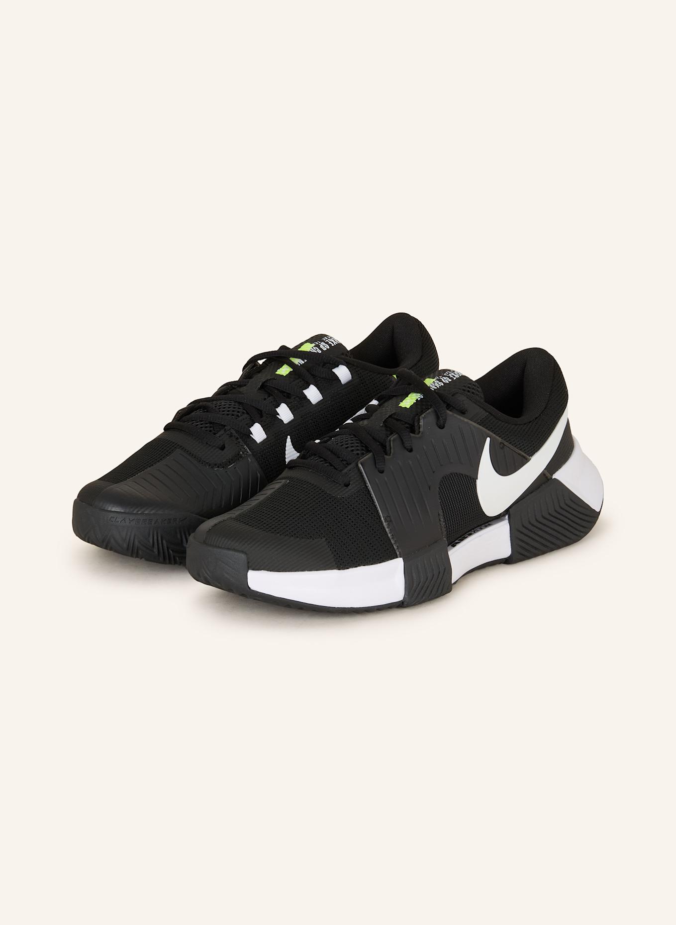 Nike Tennisschuhe ZOOM GP CHALLENGE 1: SCHWARZ/ WEISS
