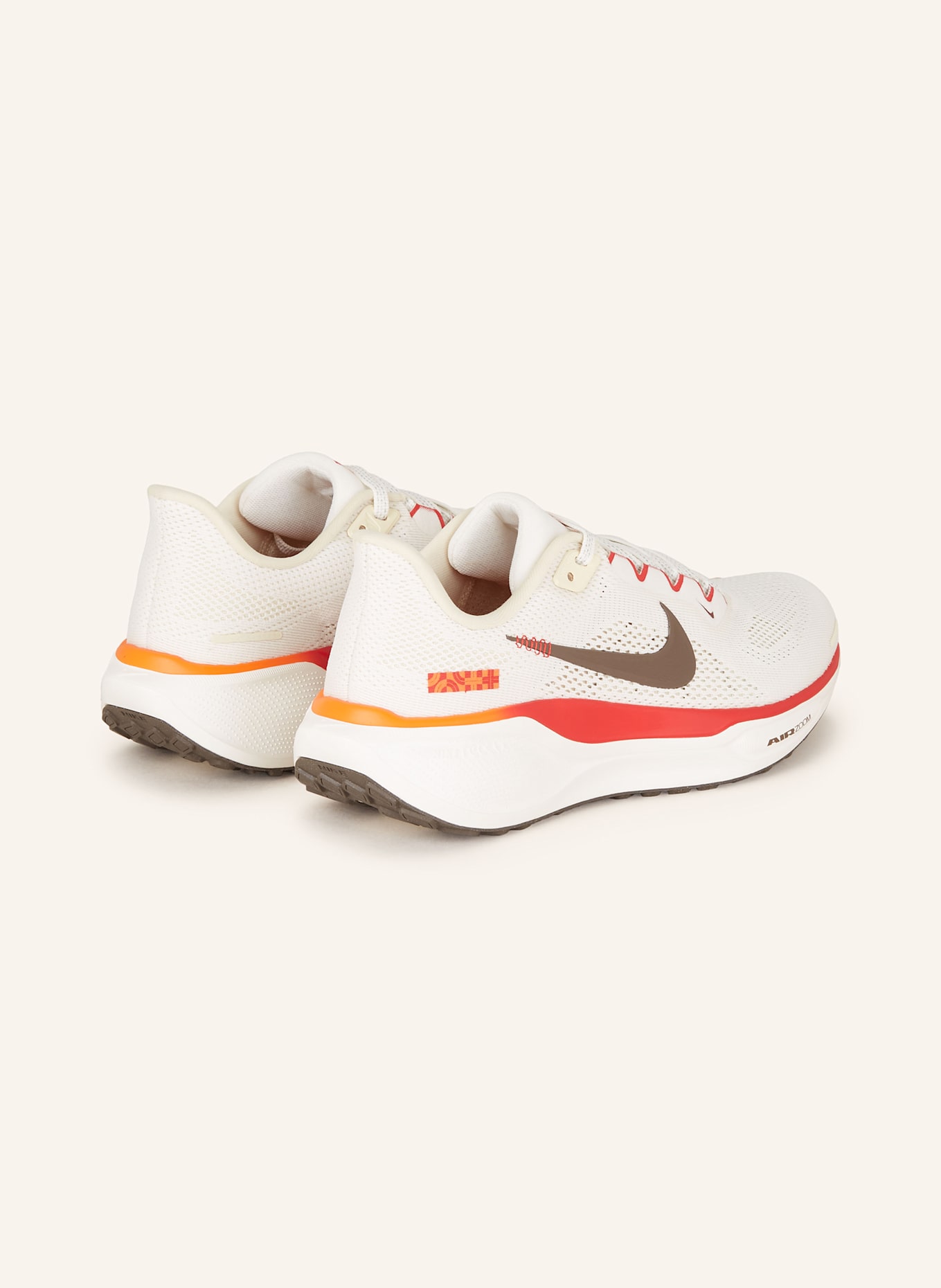 Nike Laufschuhe PEGASUS 41: WEISS/ ROT/ BRAUN