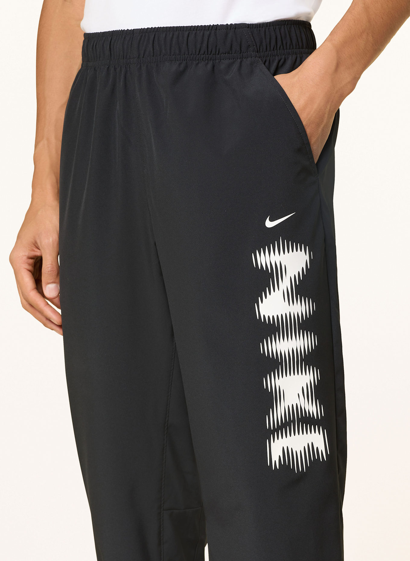 Nike Trainingsshose DRI-FIT ALT SWOOSH: SCHWARZ / WEISS