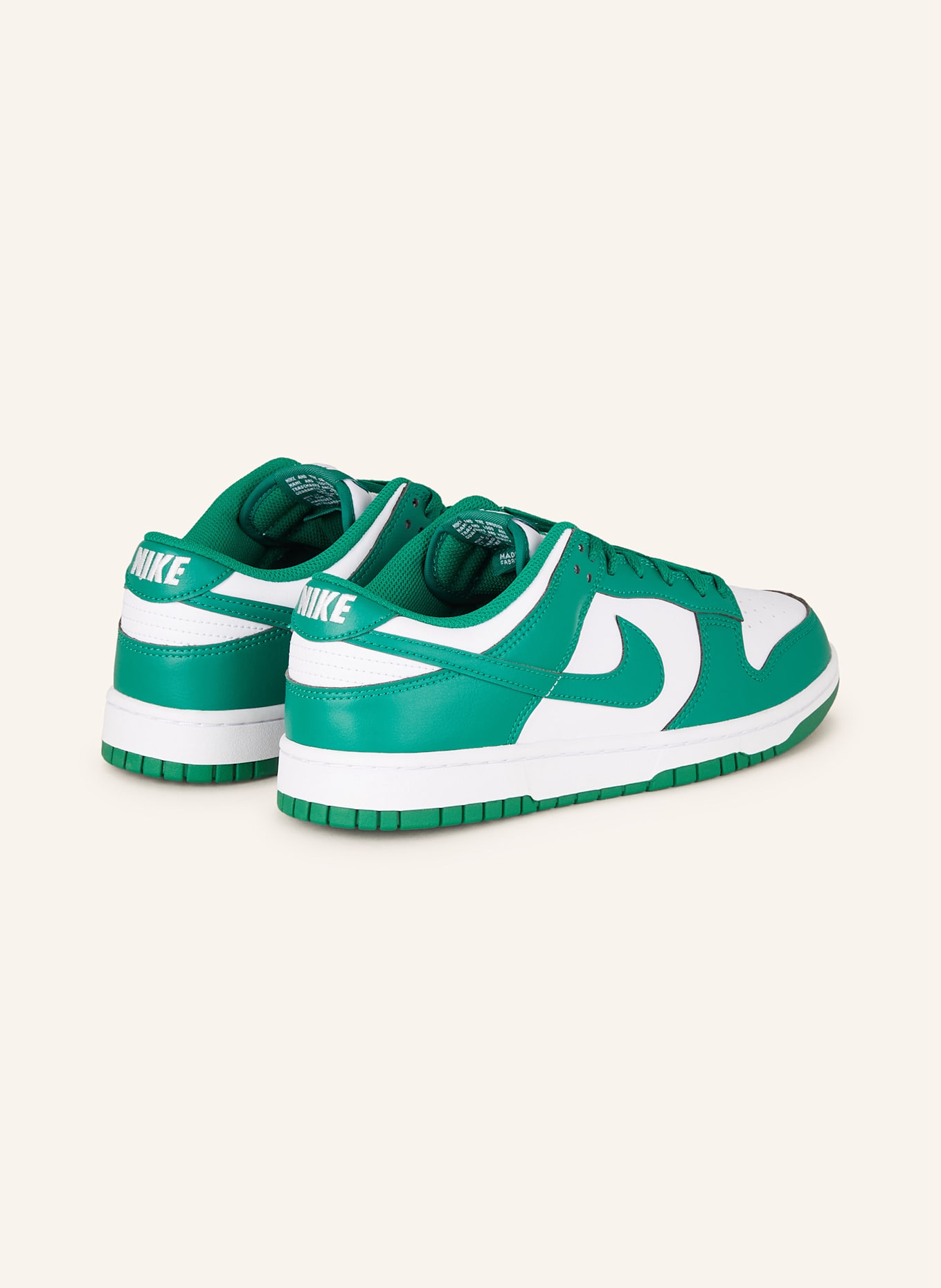 Nike Sneaker DUNK LOW RETRO: WEISS/ GRÜN