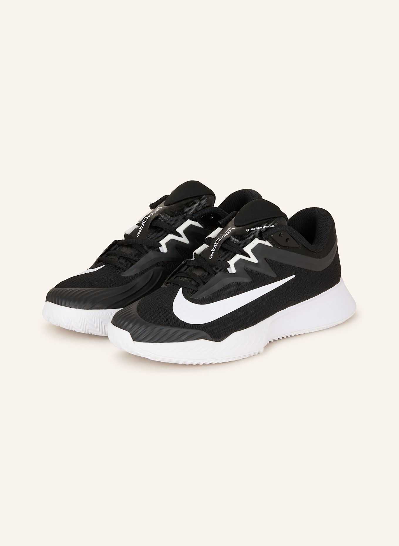 Nike Tennisschuhe ZOOM VAPOR PRO 3: SCHWARZ/ WEISS