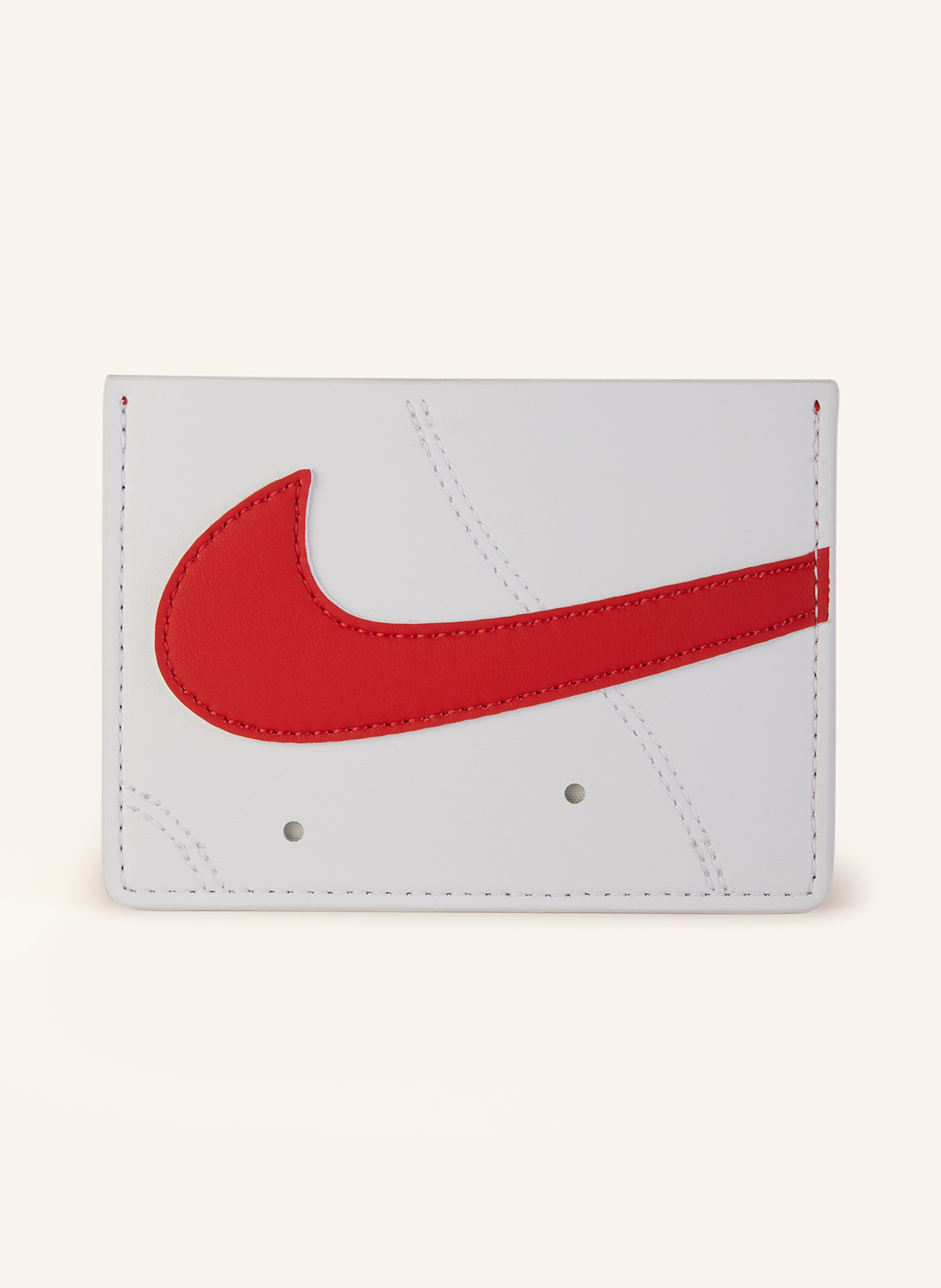 Nike Etui na karty AIR FORCE 1: CZERWONY/ BIAŁY