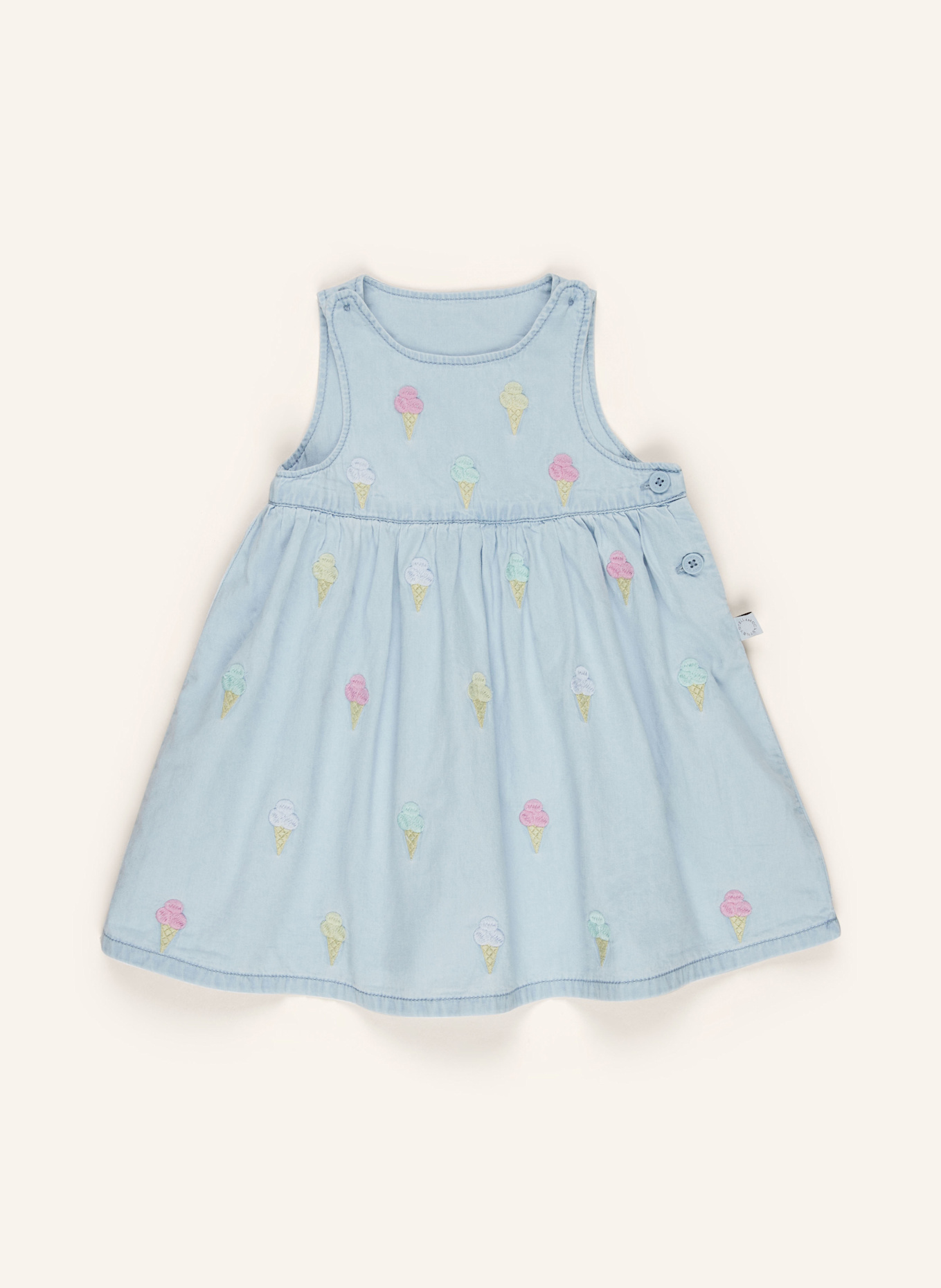 STELLA McCARTNEY KIDS Set: Kleid und Hose: HELLBLAU/ GELB/ PINK
