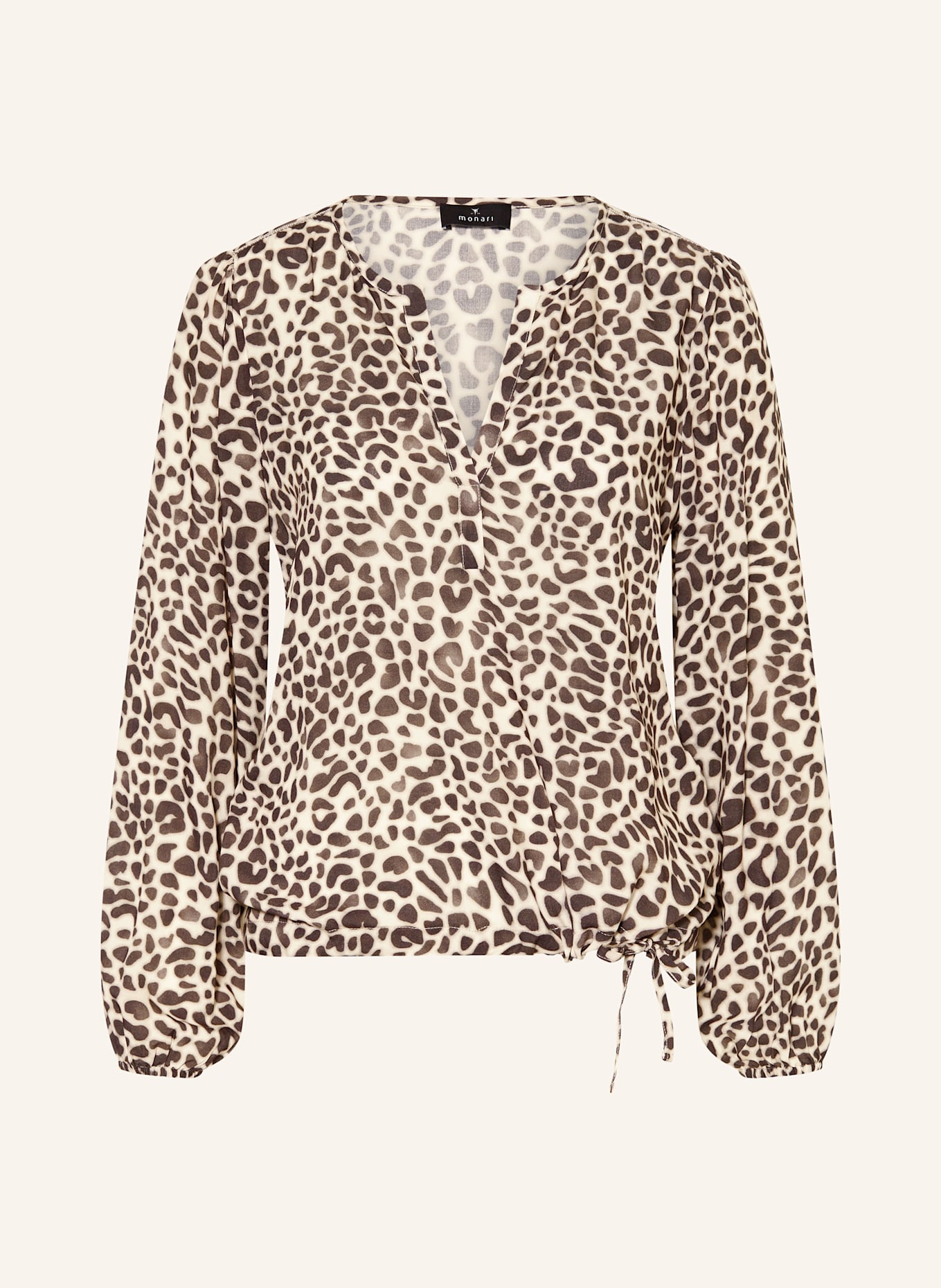 monari Blusenshirt: CREME / SCHWARZ