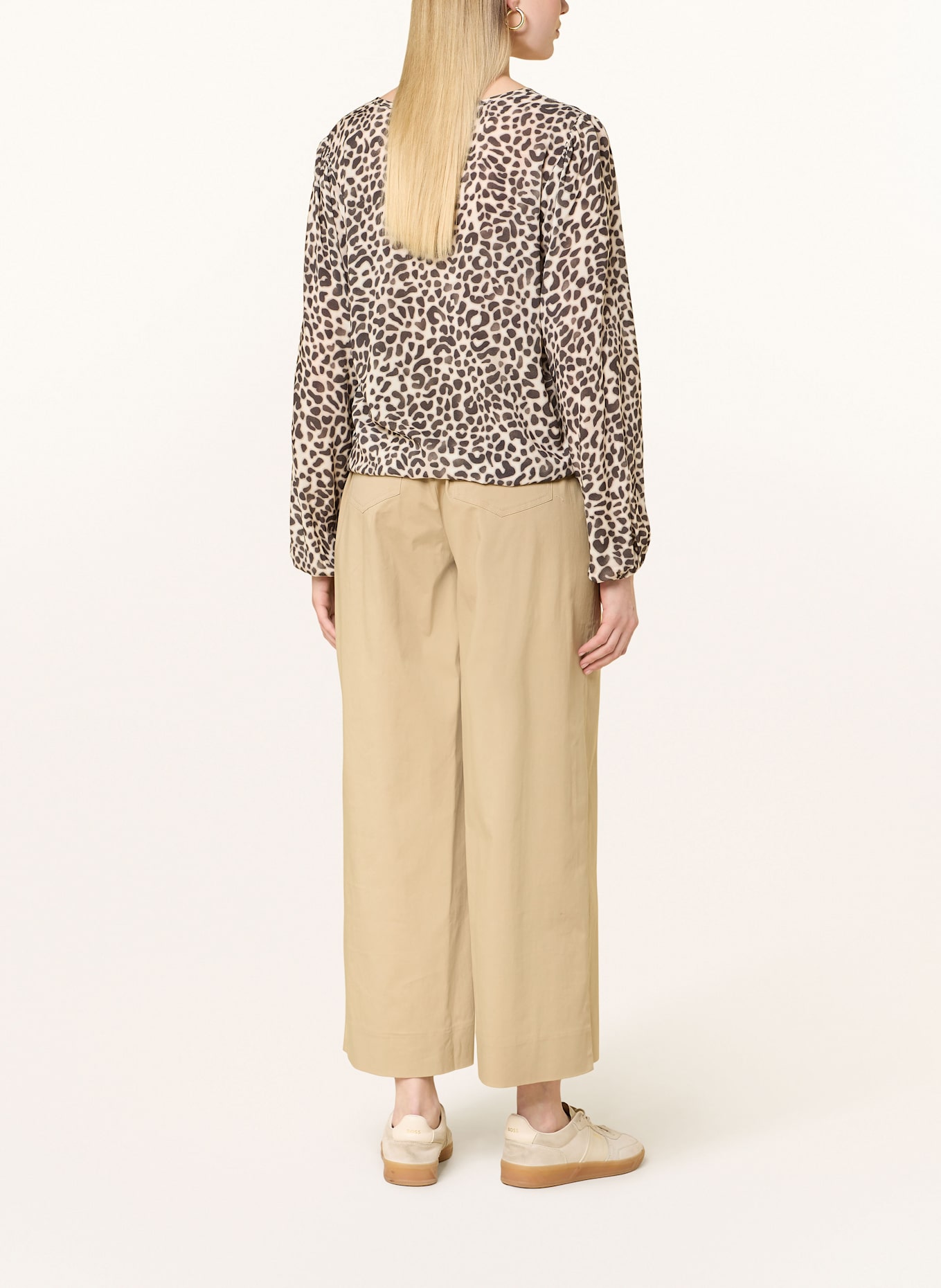 monari Blusenshirt: CREME / SCHWARZ