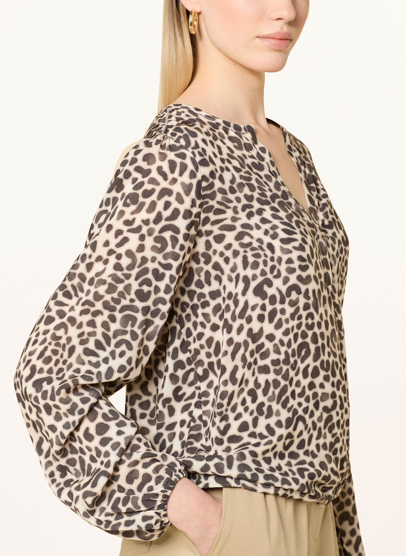 monari Blusenshirt: CREME / SCHWARZ