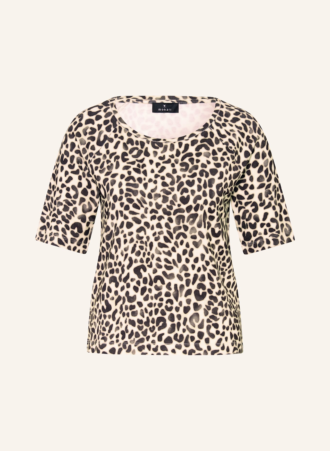 monari T-shirt: CREAM / BLACK