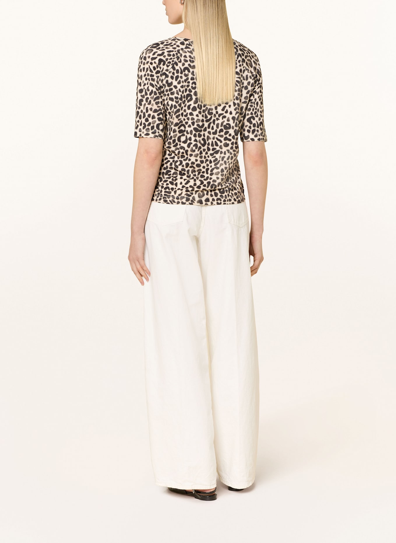 monari T-shirt: CREAM / BLACK