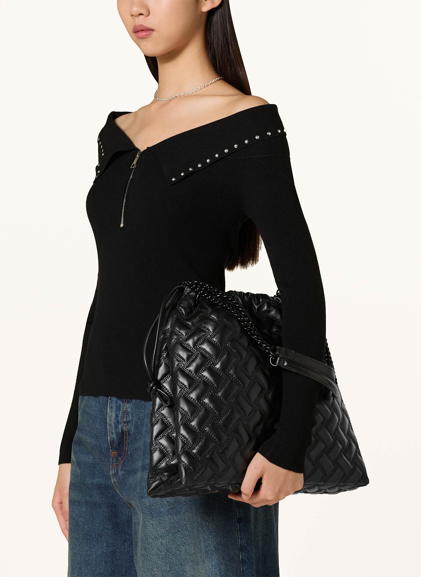 KURT GEIGER Pouch bag KENSINGTON: BLACK