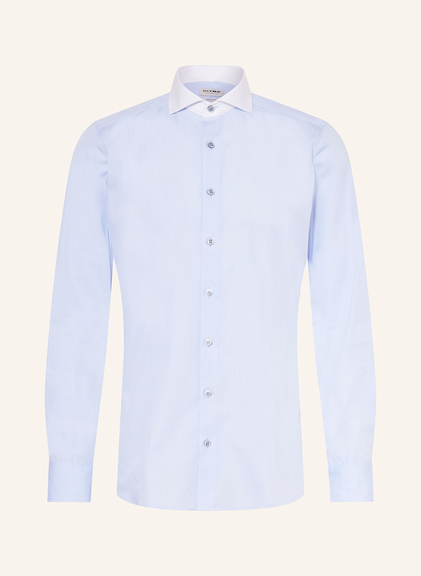 OLYMP Hemd Level Five body fit: HELLBLAU