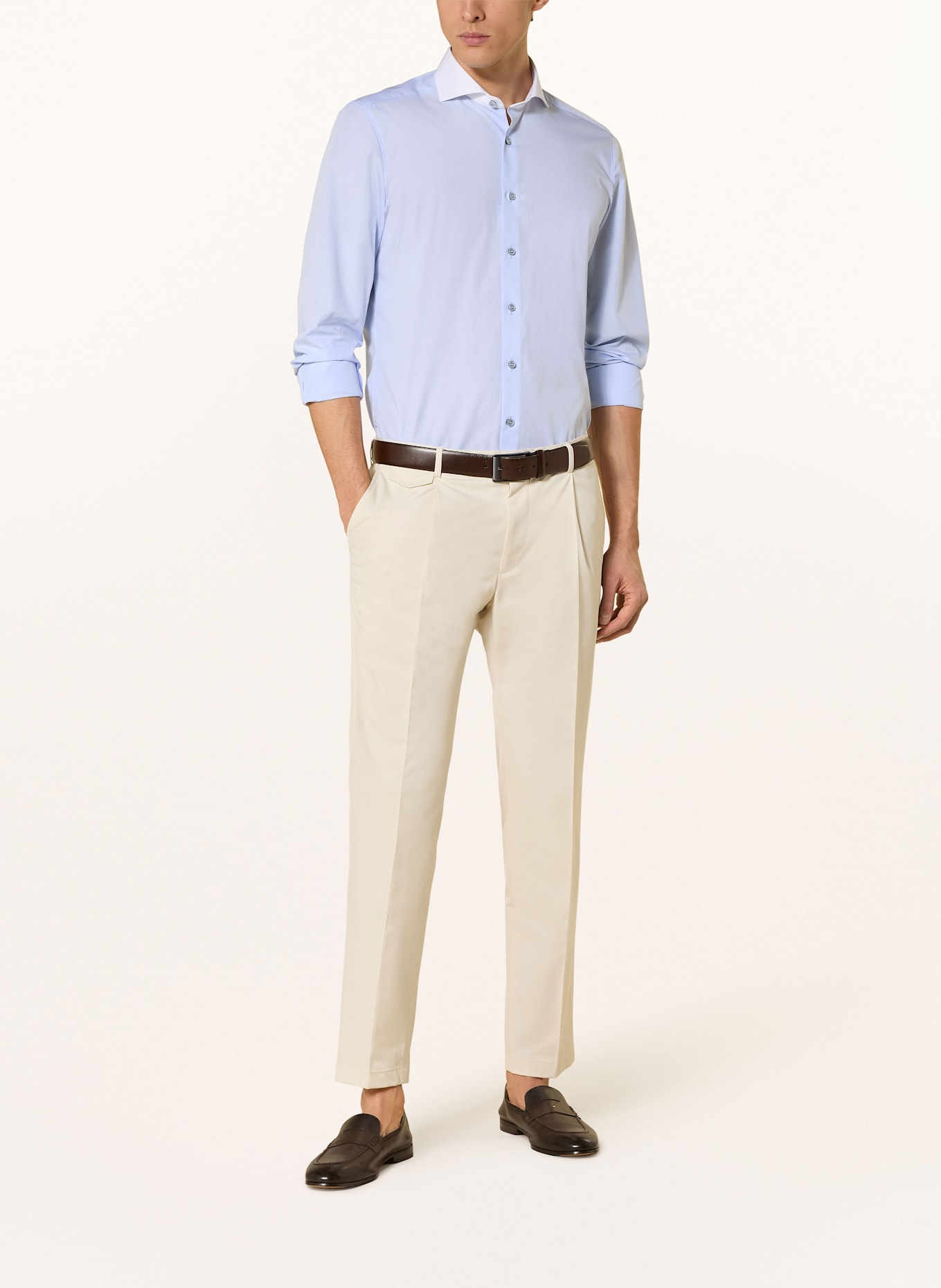 OLYMP Hemd Level Five body fit: HELLBLAU