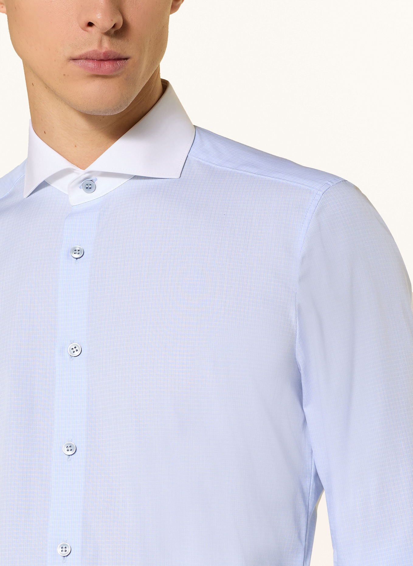 OLYMP Hemd Level Five body fit: HELLBLAU