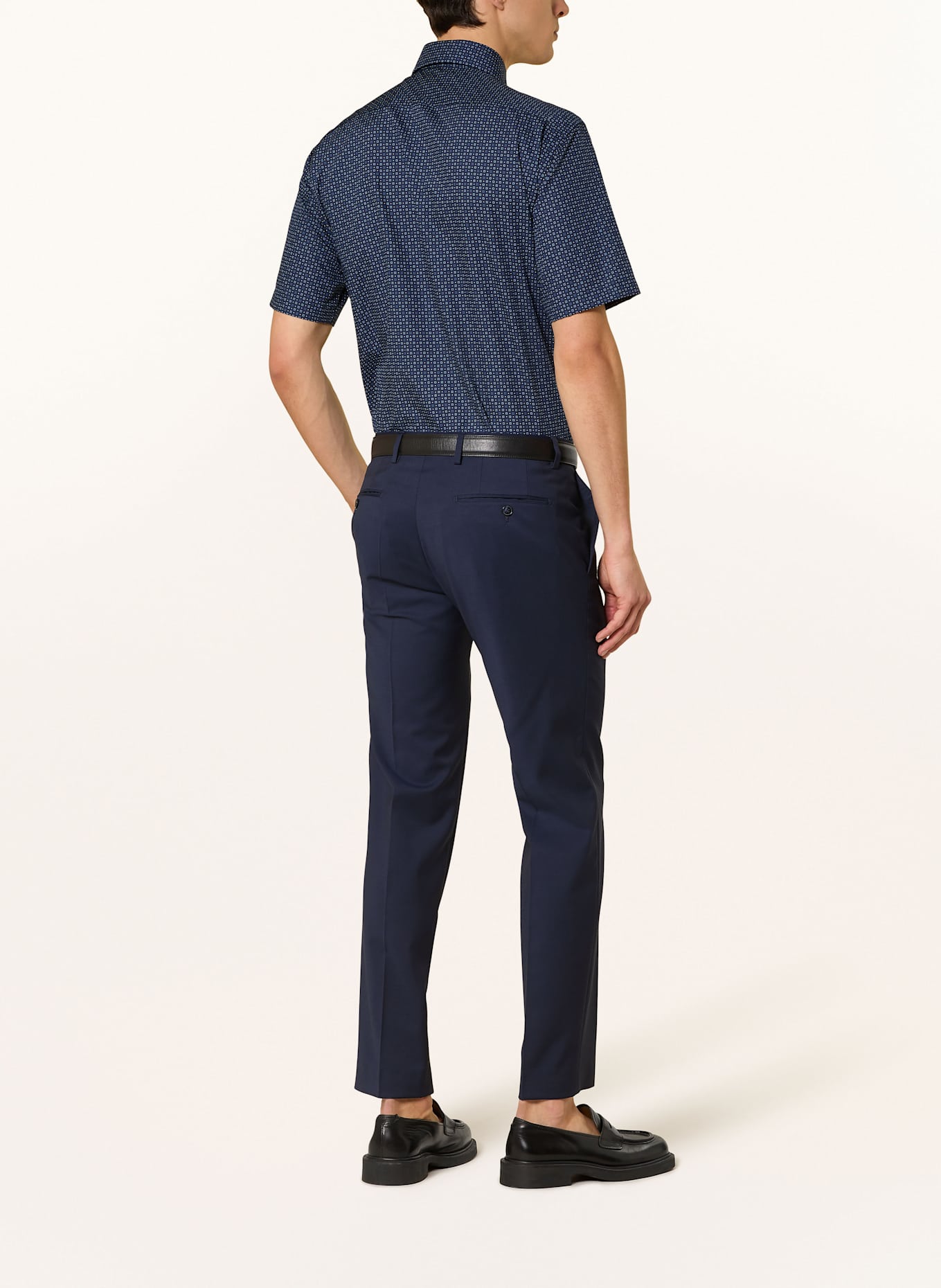 OLYMP Kurzarm-Hemd Luxor modern fit: DUNKELBLAU