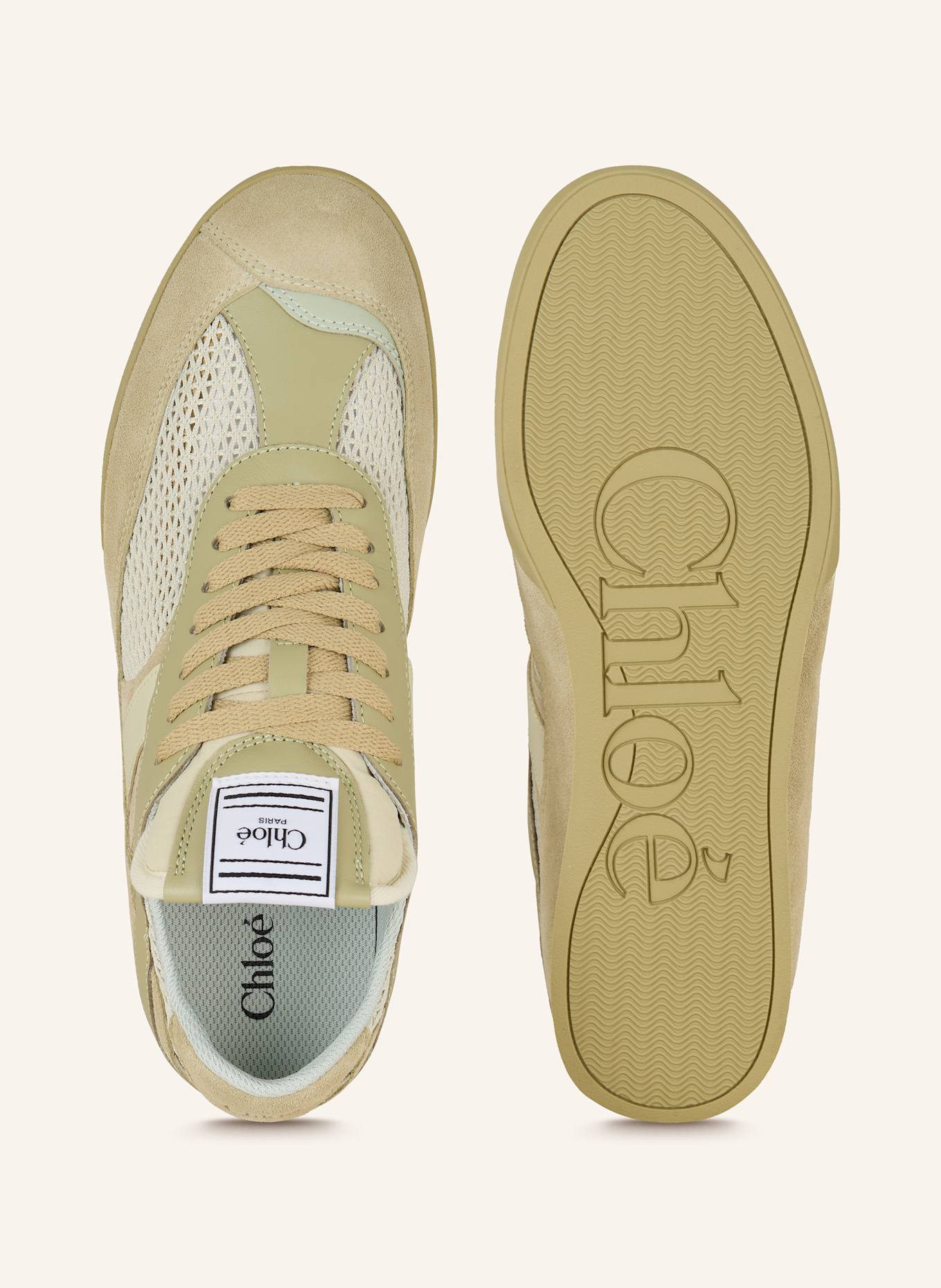 Chloé Sneaker KICK: 21E SOFT KHAKI