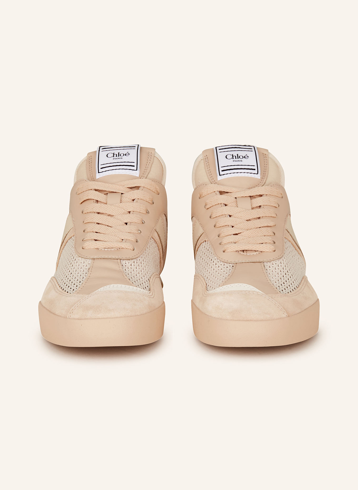 Chloé Sneaker KICK: ROSÉGOLD/ CREME