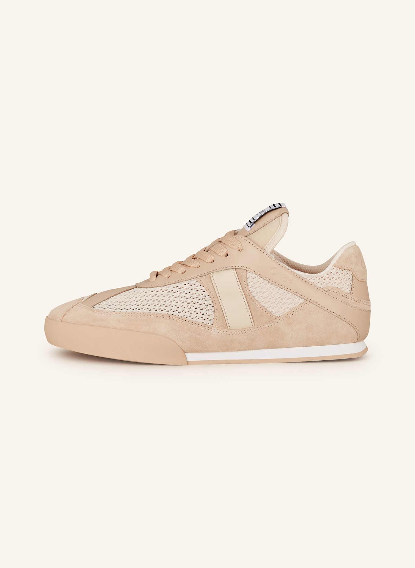 Chloé Sneaker KICK: ROSÉGOLD/ CREME