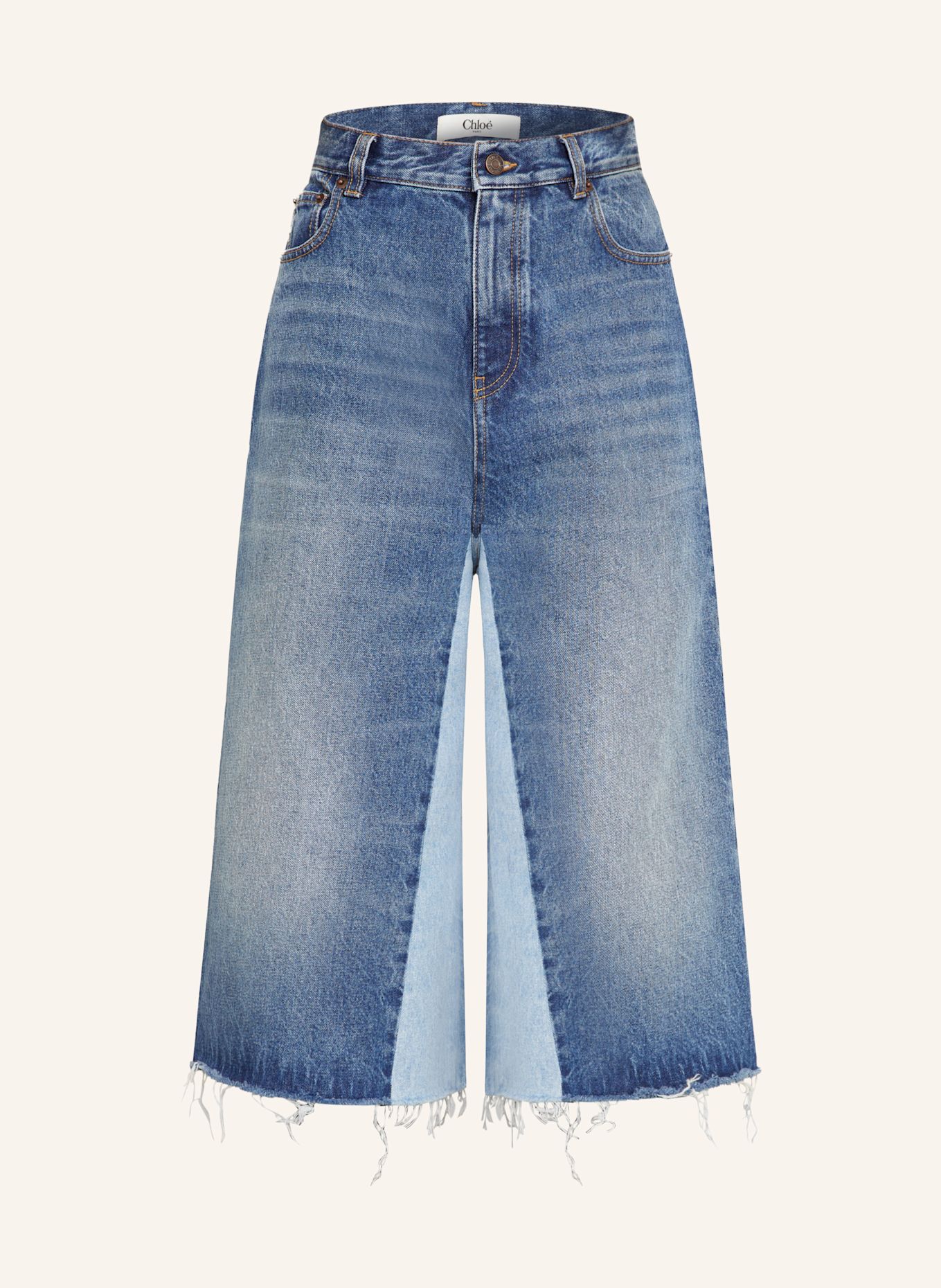 Chloé Jeans-Culotte: 476 DARK NIGHT BLUE