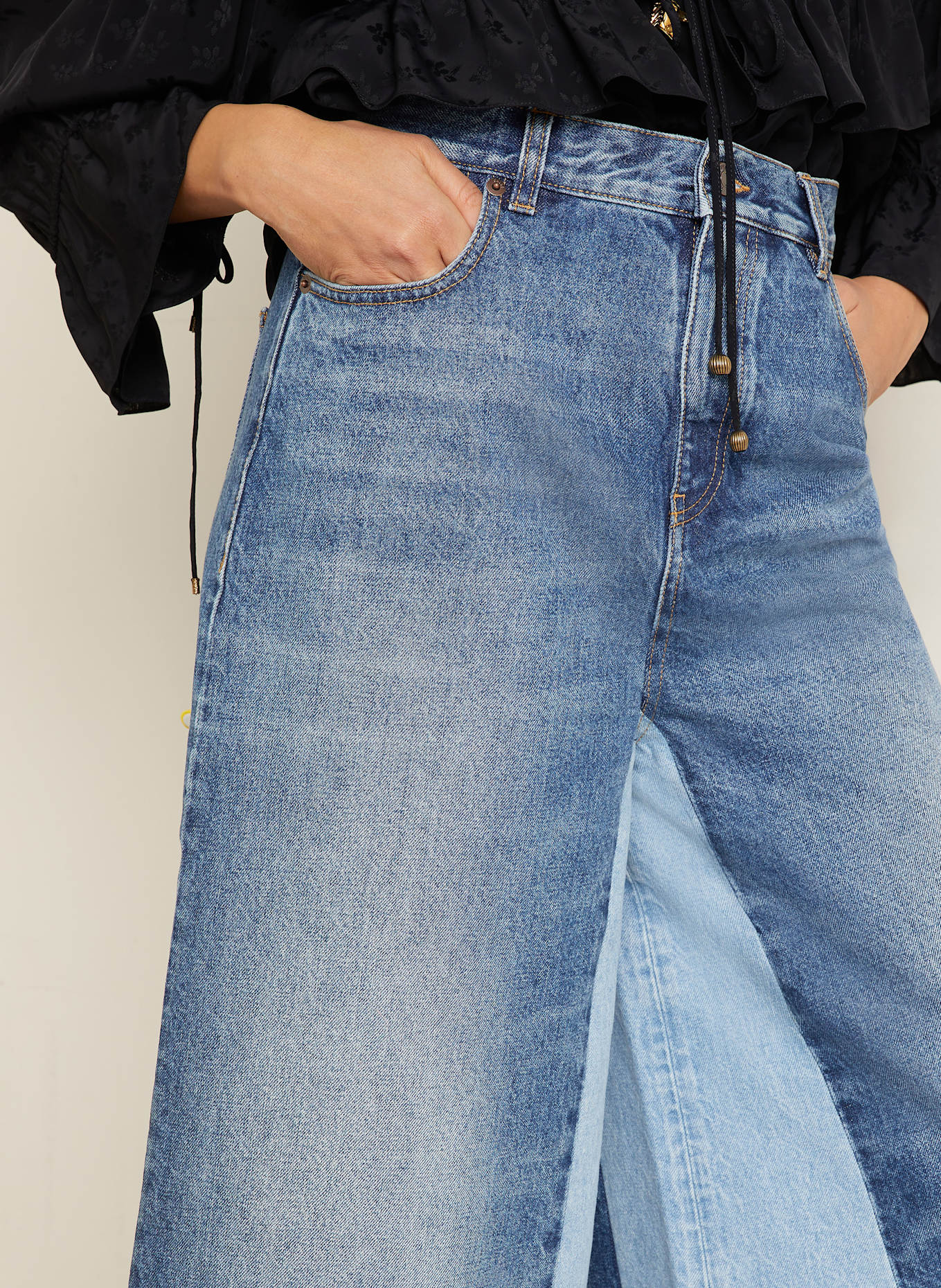 Chloé Jeans-Culotte: 476 DARK NIGHT BLUE