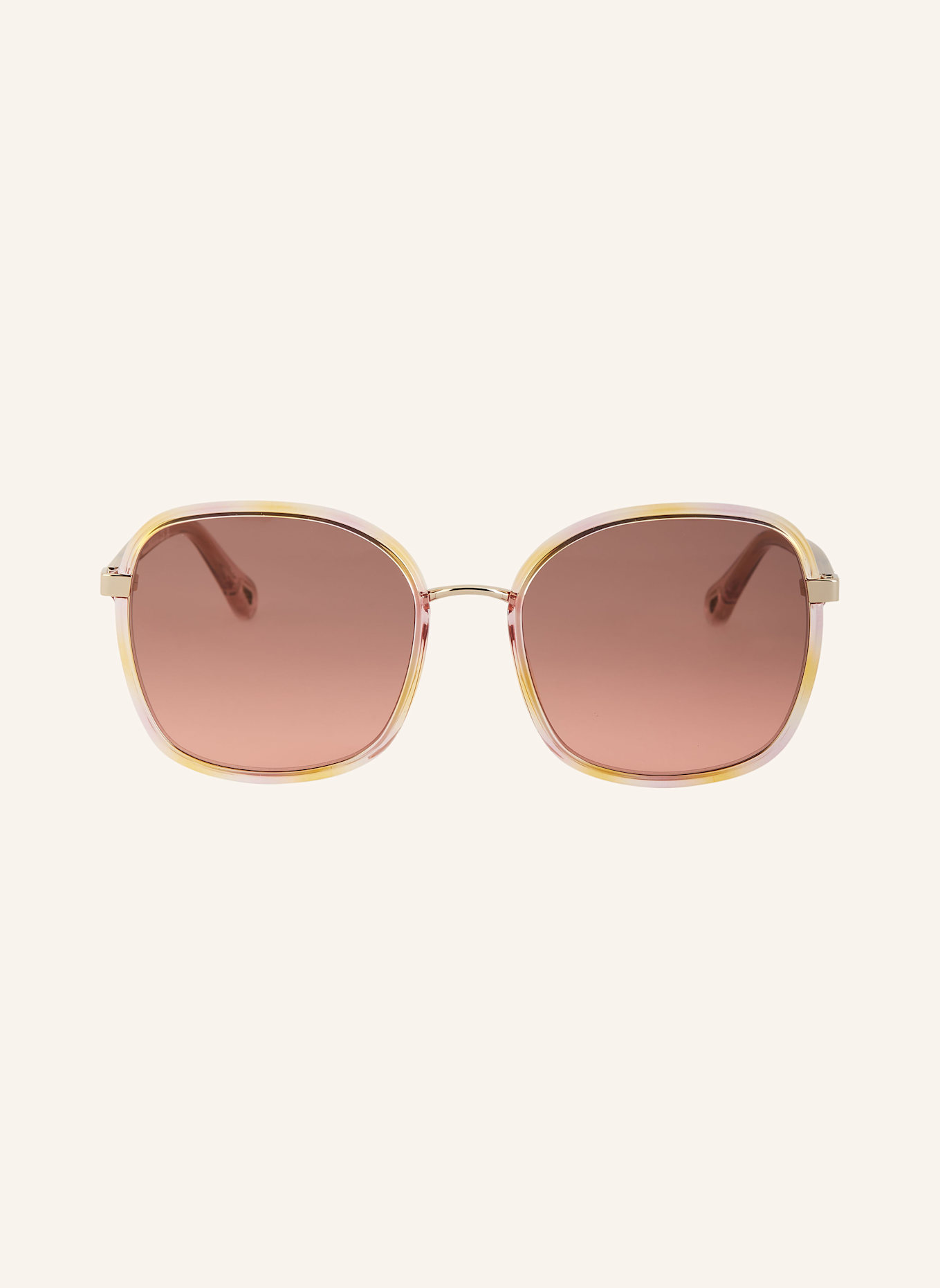 Chloé Sonnenbrille CH0031S: 4402U1 - GOLD/ ROSA VERLAUF