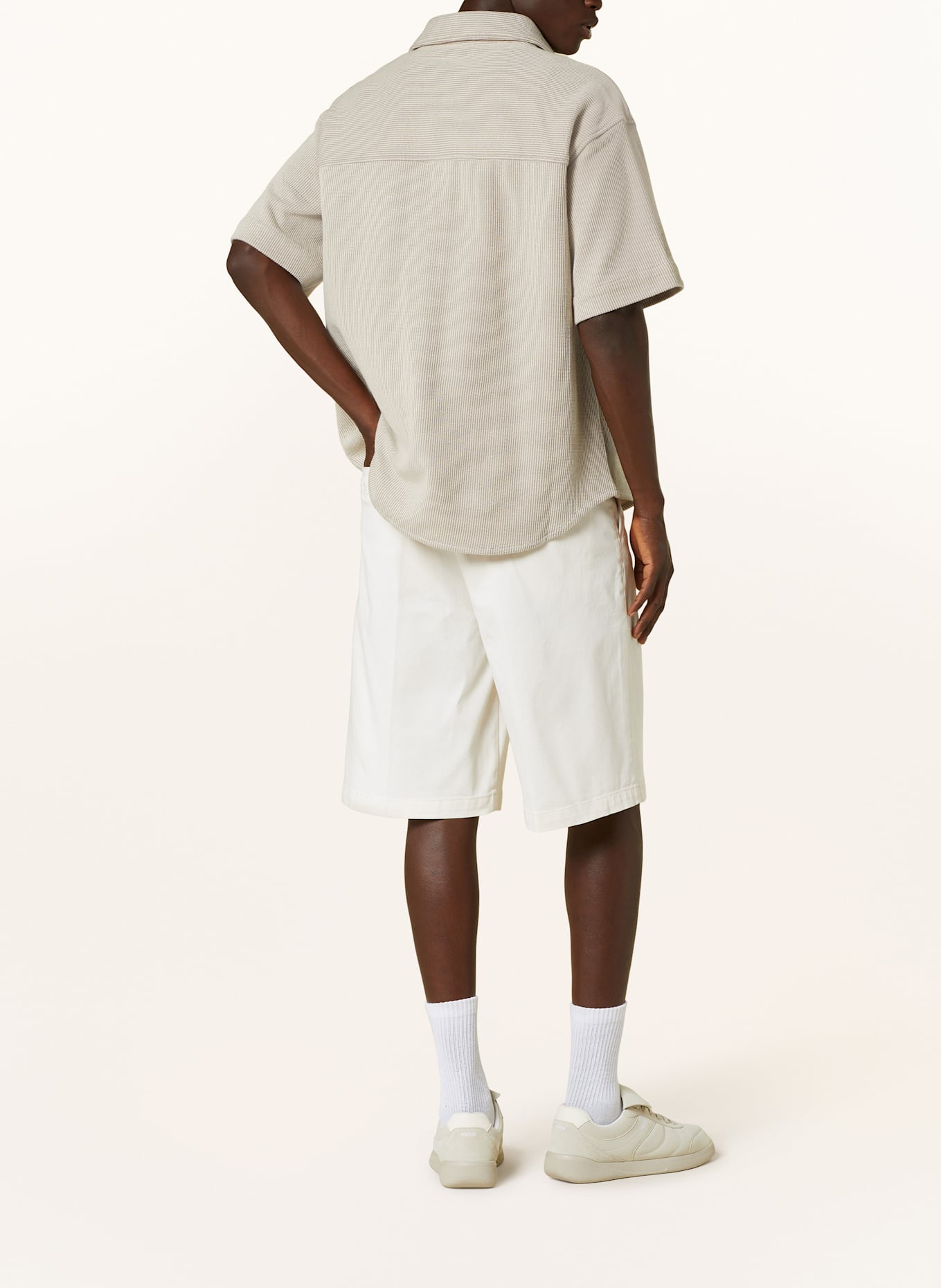 HUGO BLUE Chino shorts DAMO: ECRU