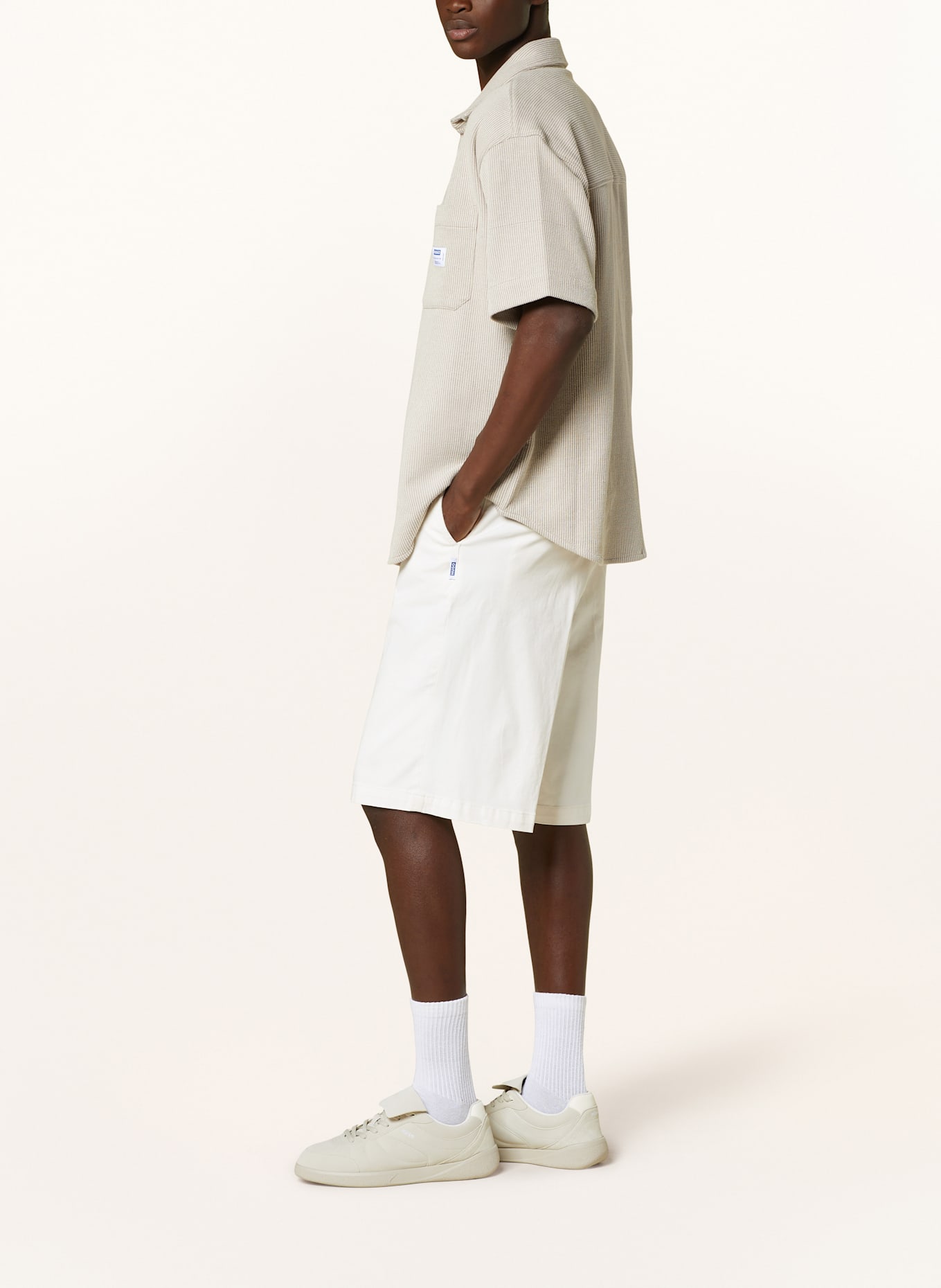 HUGO BLUE Chino shorts DAMO: ECRU