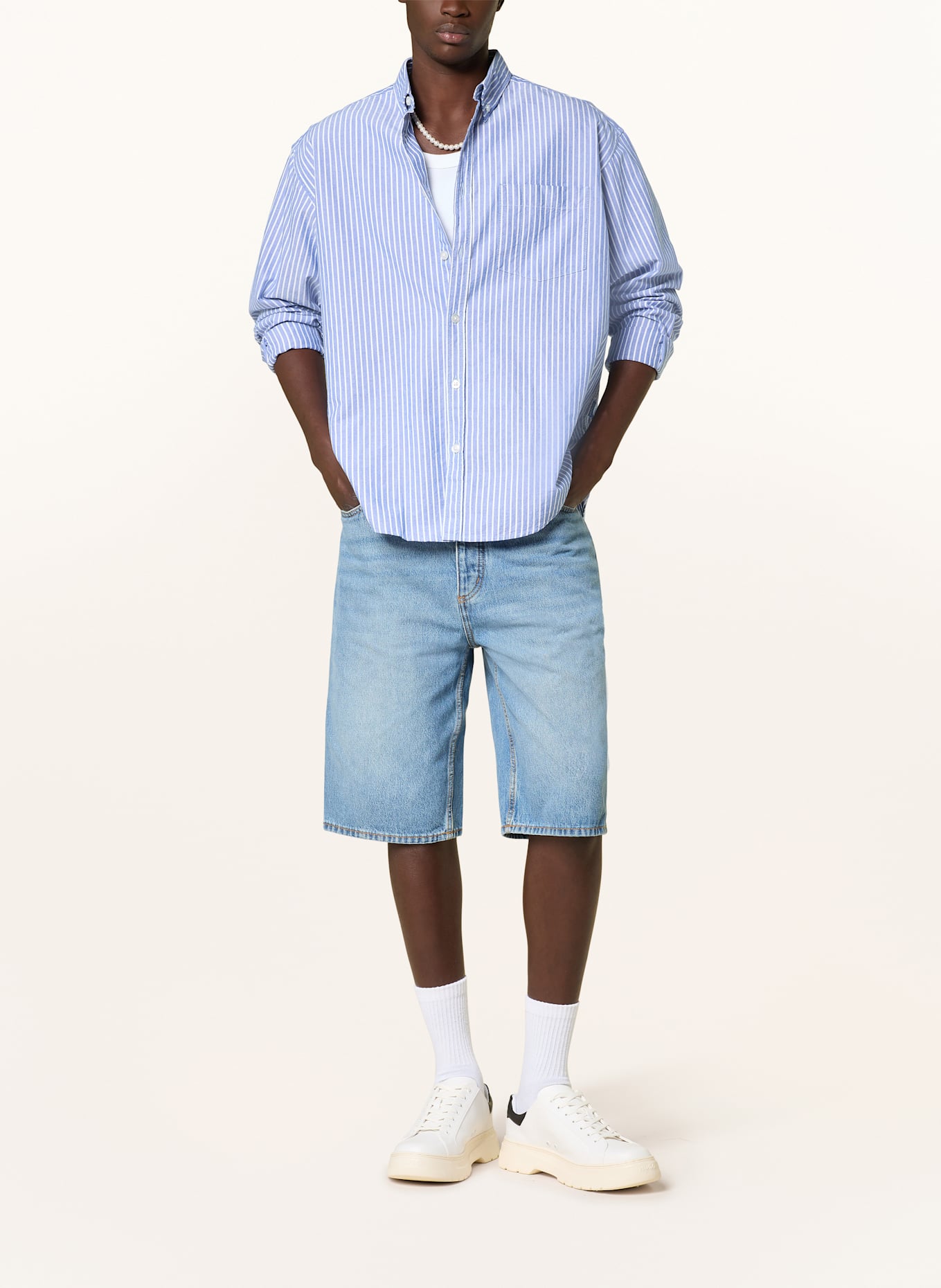 HUGO BLUE Shorts SKATE: 430 BRIGHT BLUE