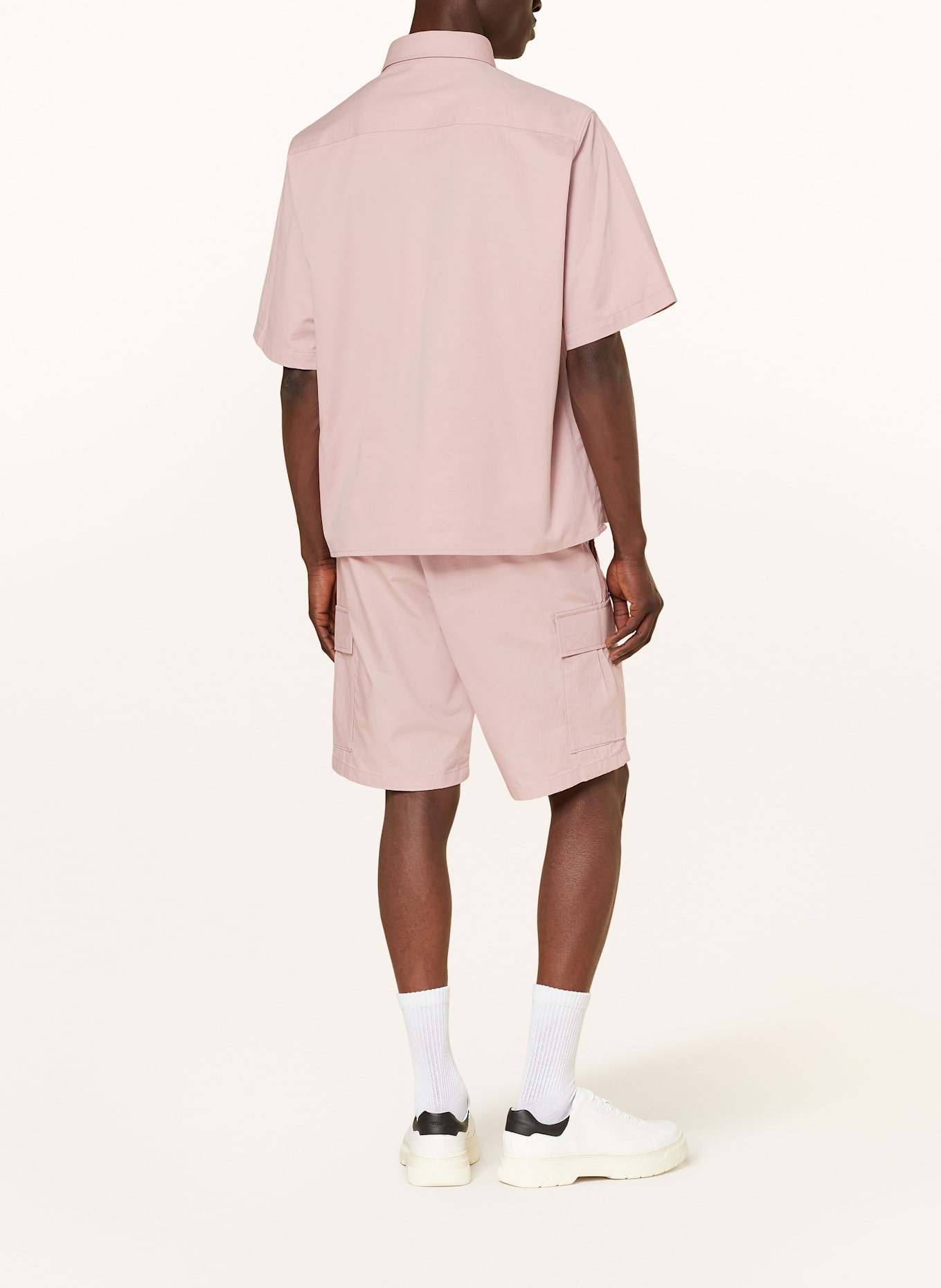 HUGO Kurzarm-Hemd EKYNO Comfort Fit: ROSÉ