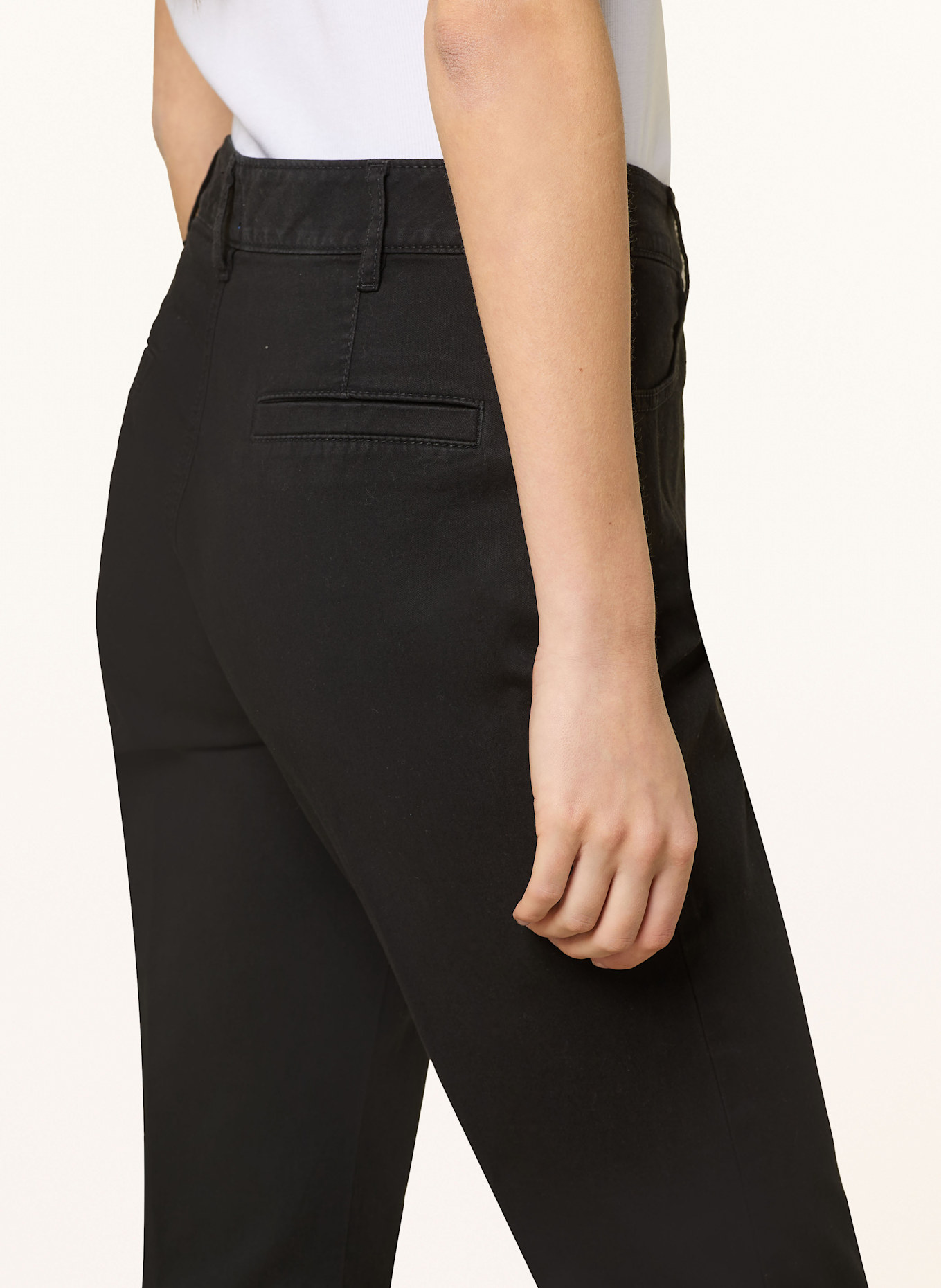 HUGO Bootcut trousers HIZAMA: BLACK