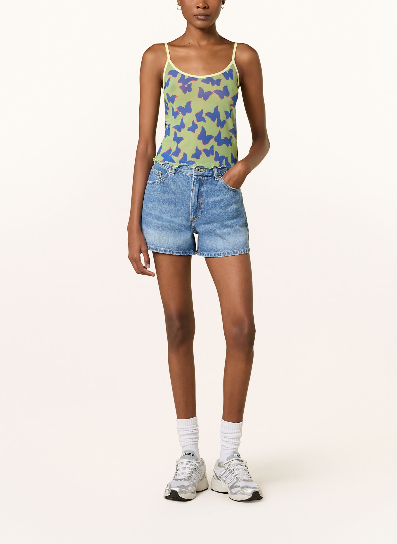 HUGO BLUE GIMUSA denim shorts: 431 BRIGHT BLUE