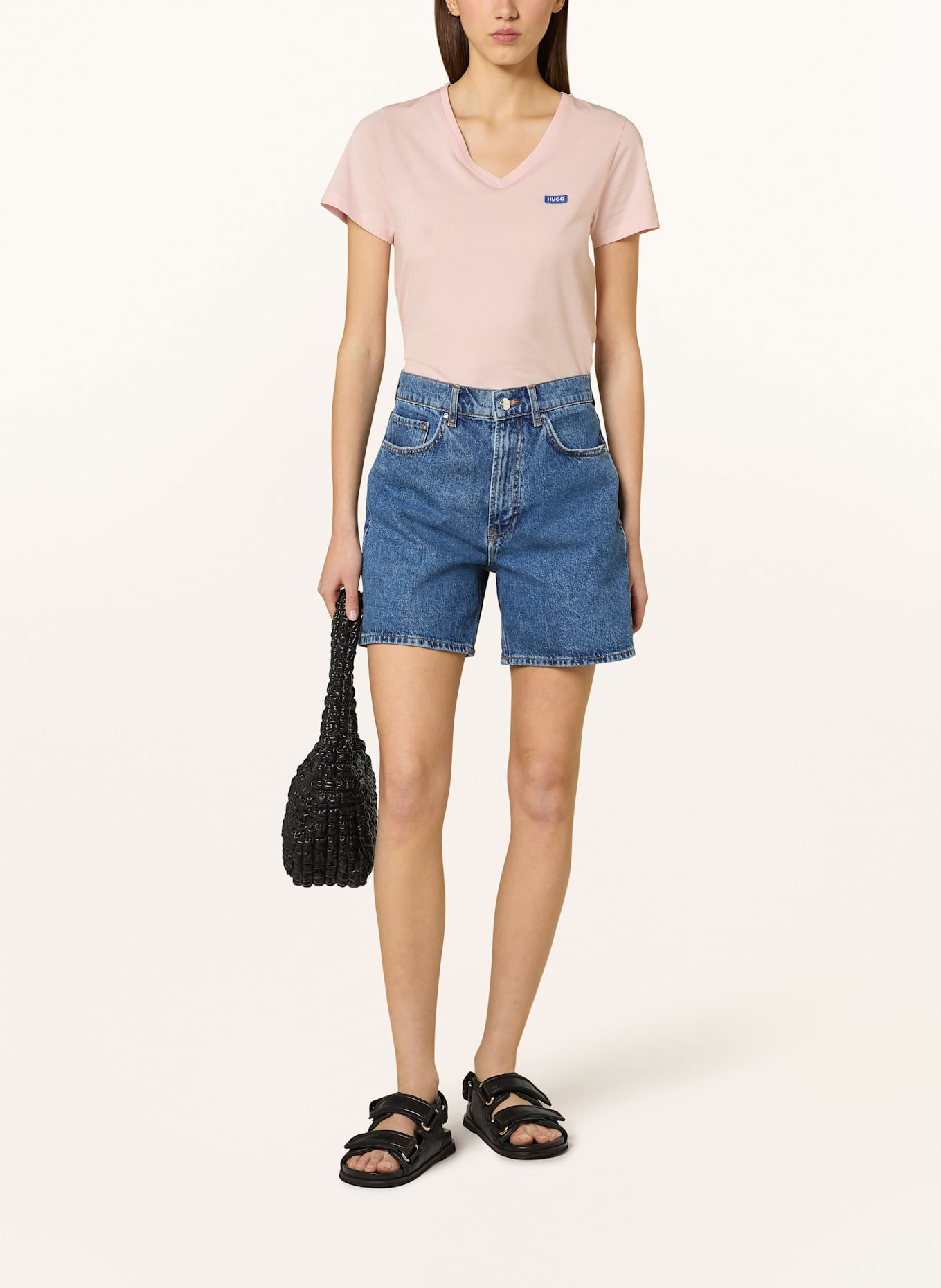 HUGO T-shirt: LIGHT PINK