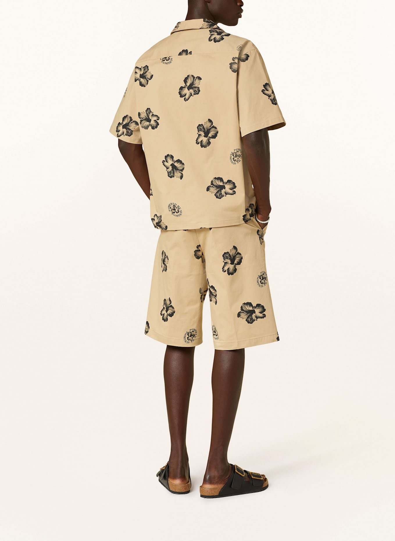 HUGO BLUE Chinoshorts DAMO: BEIGE/ SCHWARZ