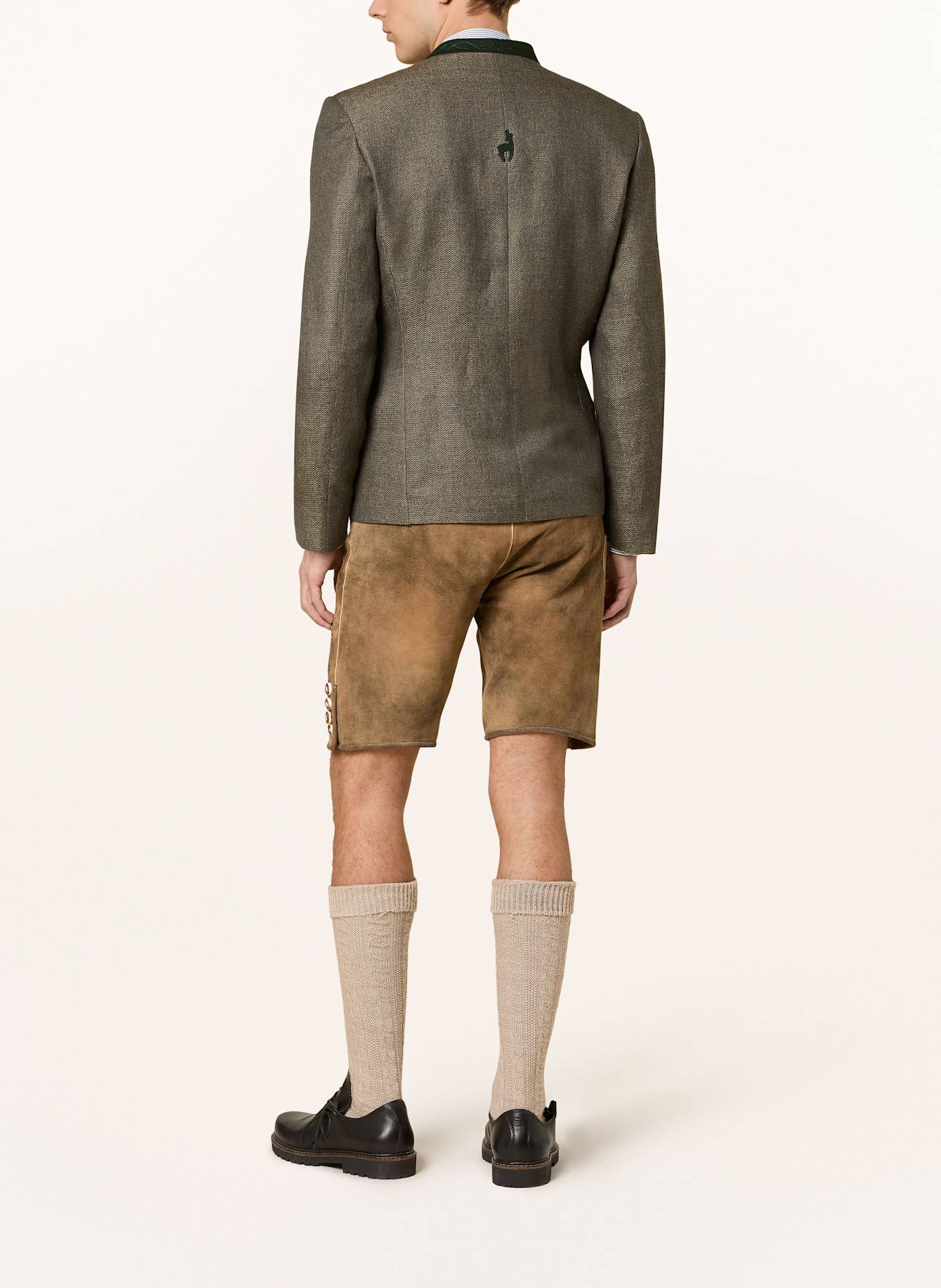 Spieth & Wensky Trachten-Lederhose EVEREST: BRAUN/ HELLBRAUN