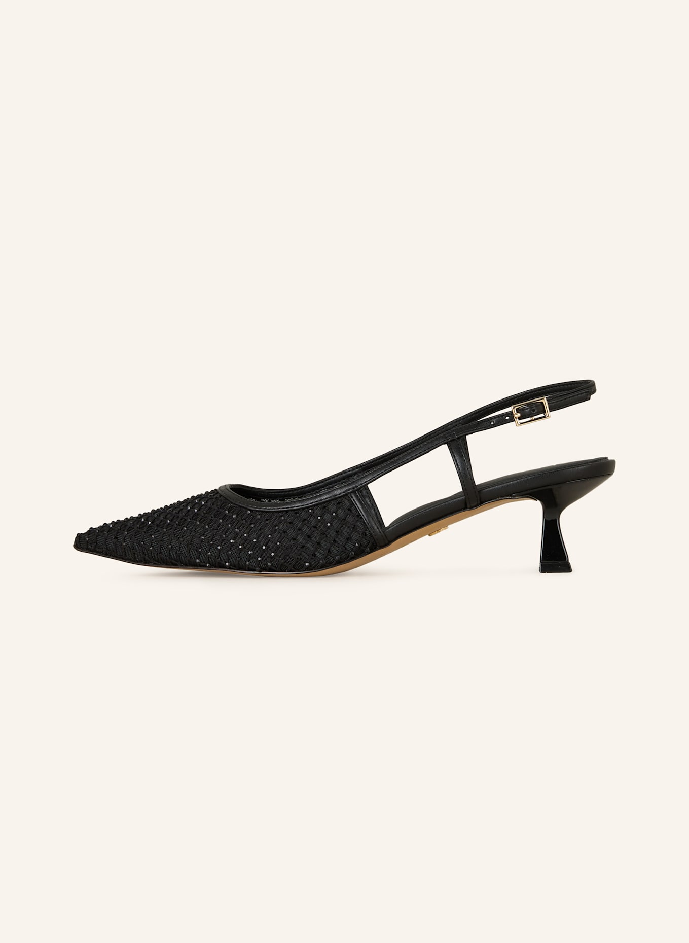ALDO Slingpumps mit Schmucksteinen: SCHWARZ