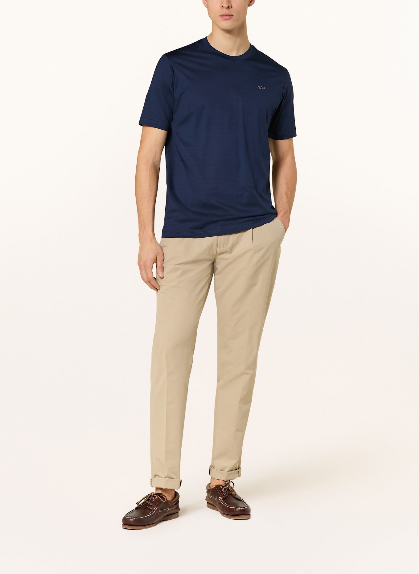 PAUL & SHARK Tričko: TMAVĚ MODRÁ