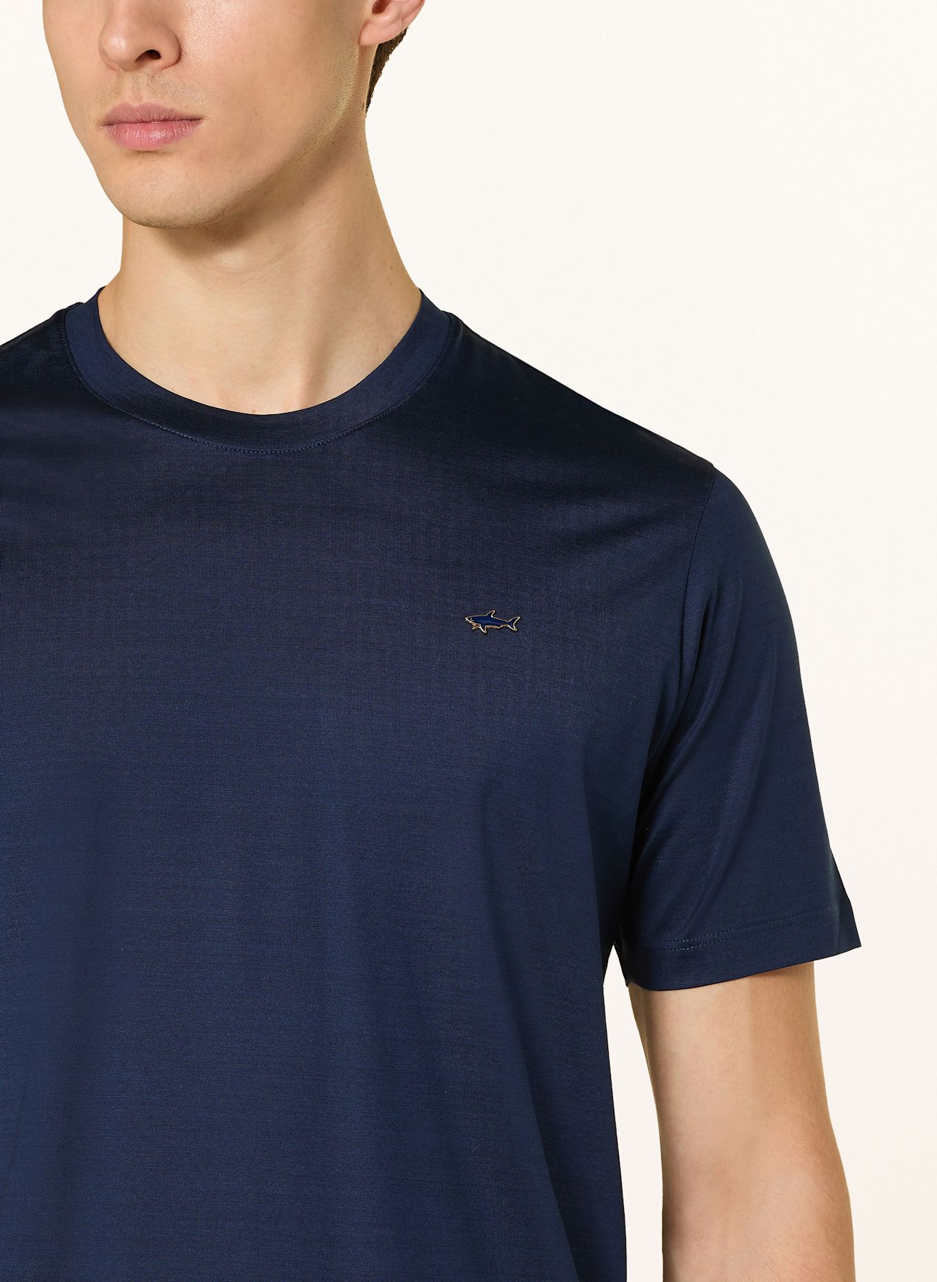 PAUL & SHARK Tričko: TMAVĚ MODRÁ