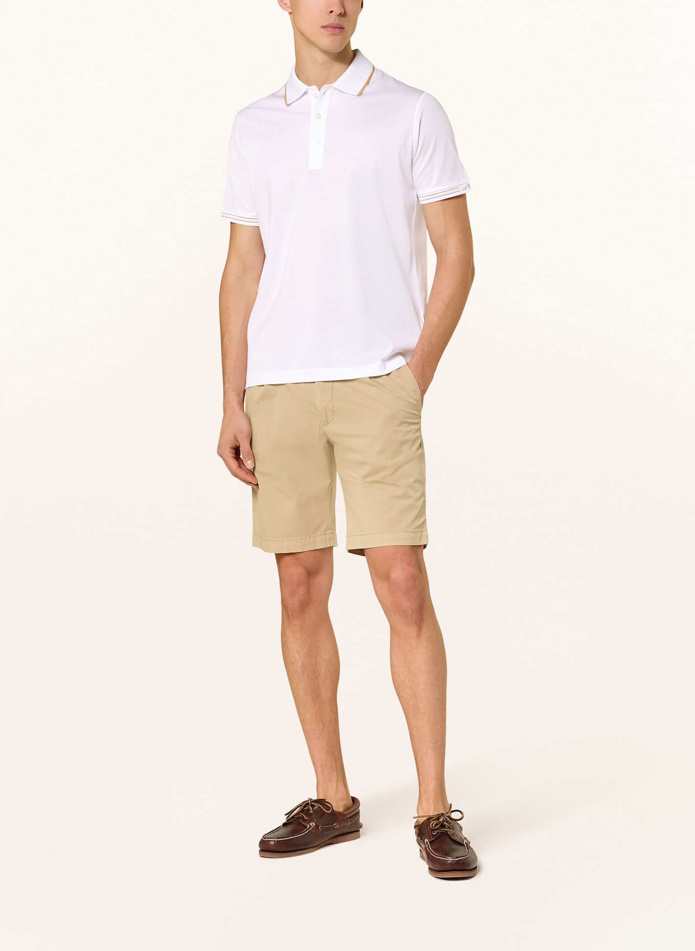 PAUL & SHARK Piqué polo shirt: WHITE