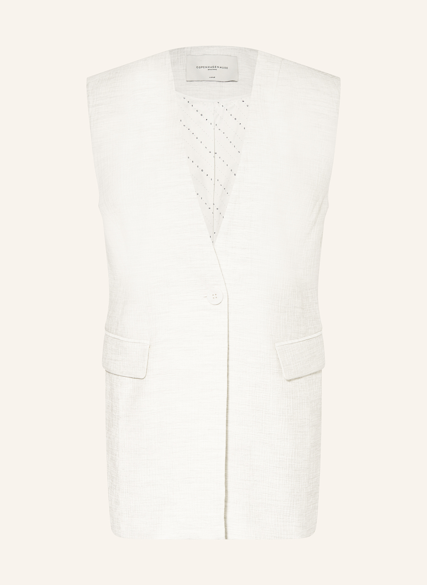 CPH MUSE Oversized blazer vest CMBRIE WAISCOAT: LIGHT GRAY