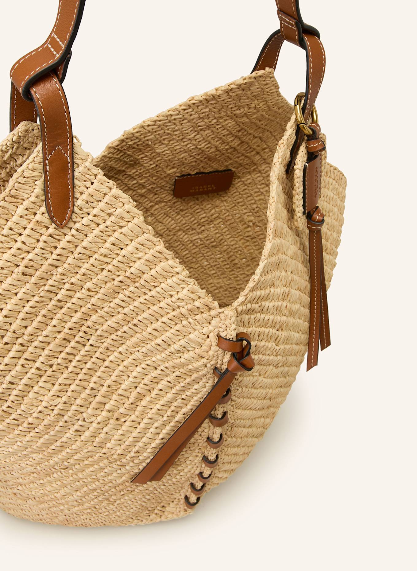 ISABEL MARANT Shopper TAMPA: REŽNÁ / HNĚDÁ