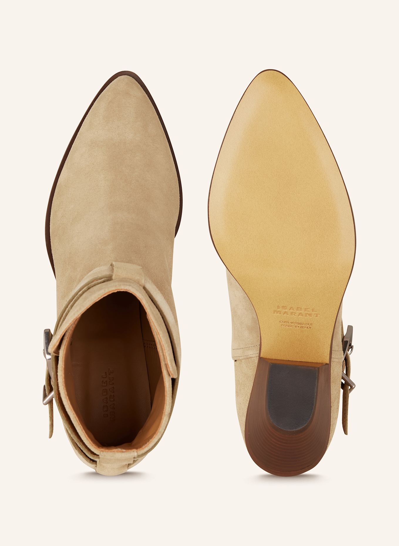 ISABEL MARANT Stiefeletten DEIVY: BEIGE